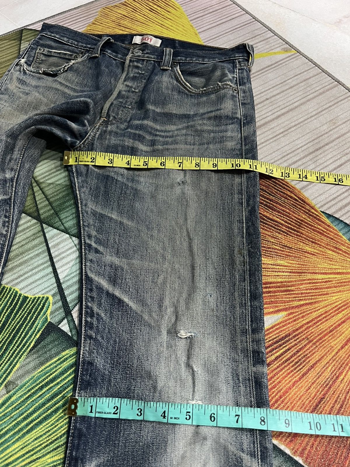 Levi's Vintage Levis 501 Distressed Jeans Rare Size US 30 / EU 46 - 15 Thumbnail