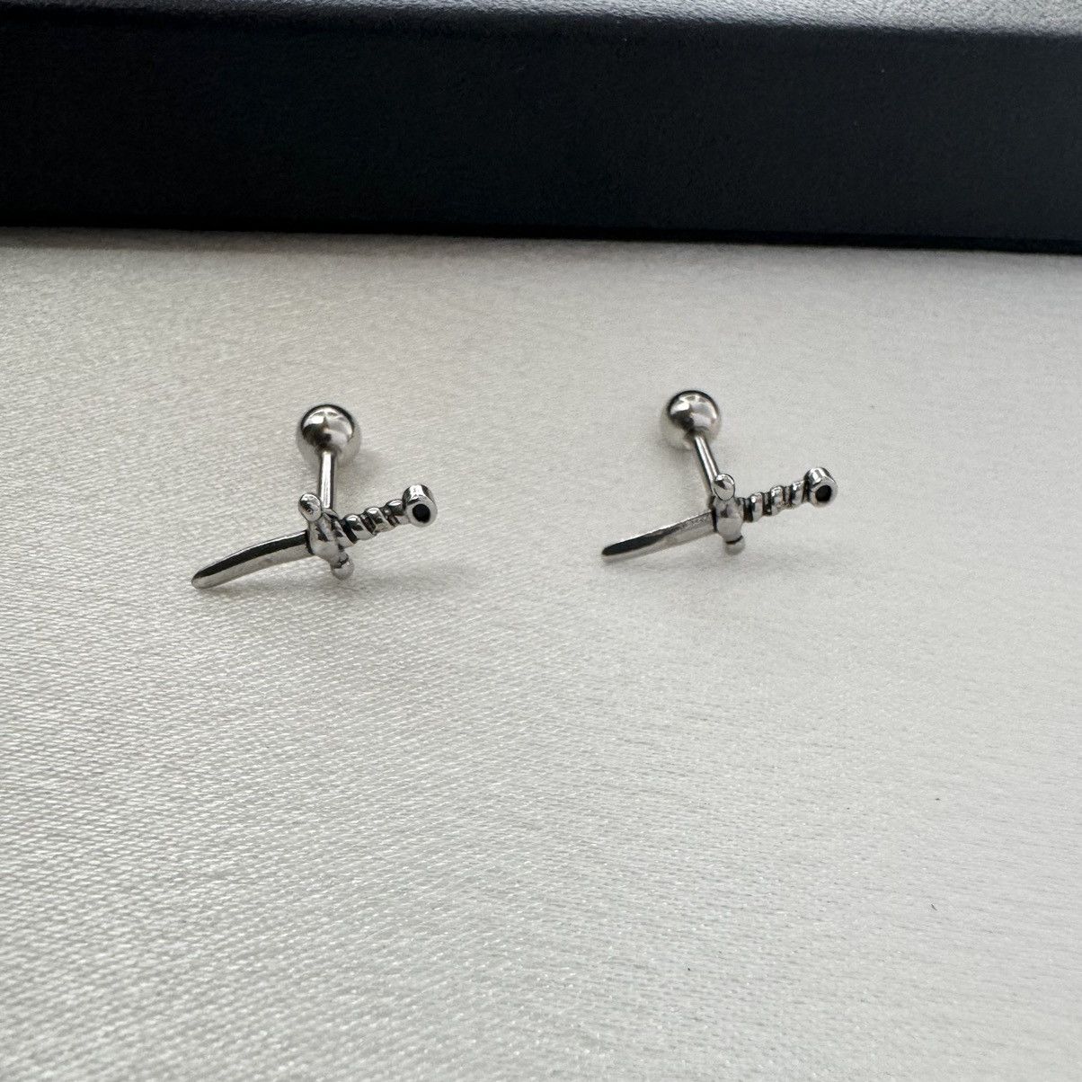 Other Screw-Back Small Dagger Stud Earrings for Men Women Size ONE SIZE - 1 Thumbnail