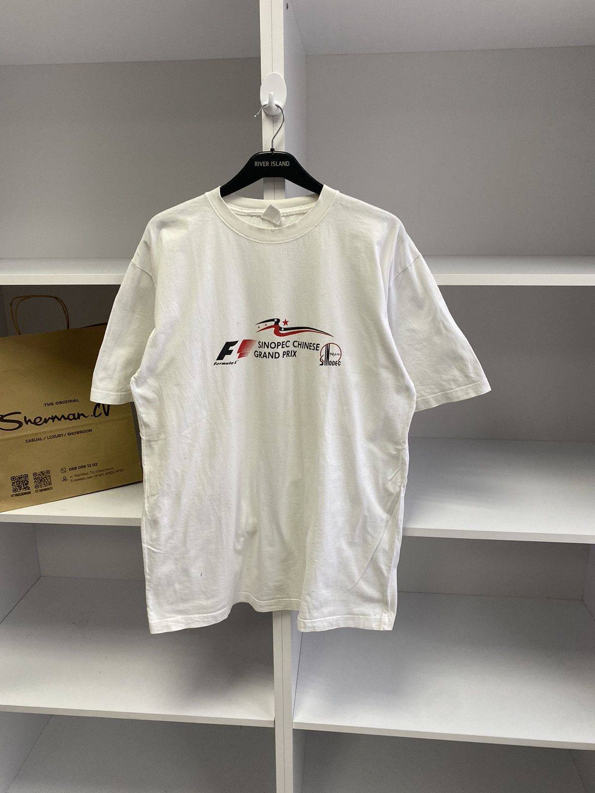 Vintage Vintage Formula 1 Grand Prix Racing Tee Size US XL / EU 56 / 4 - 6 Thumbnail