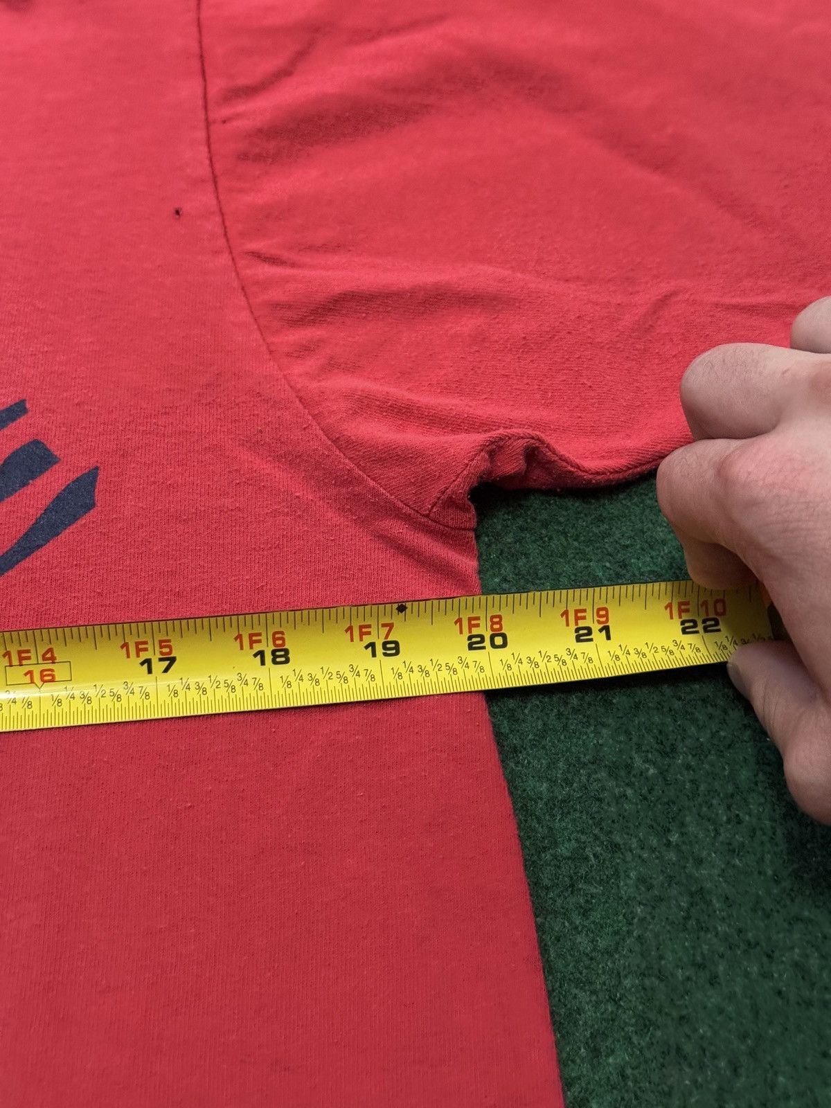 Jansport Vintage 90s Earth Day Save Our Planet Jansport Red T Shirt Size US M / EU 48-50 / 2 - 5 Thumbnail