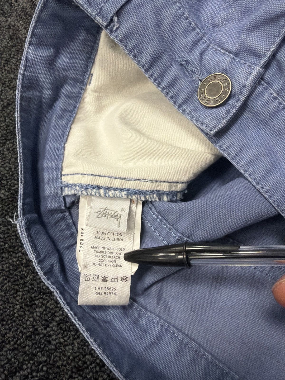 Stussy Stussy Double Knee Carpenter Trousers - Waist: 34” Size US 34 / EU 50 - 8 Thumbnail
