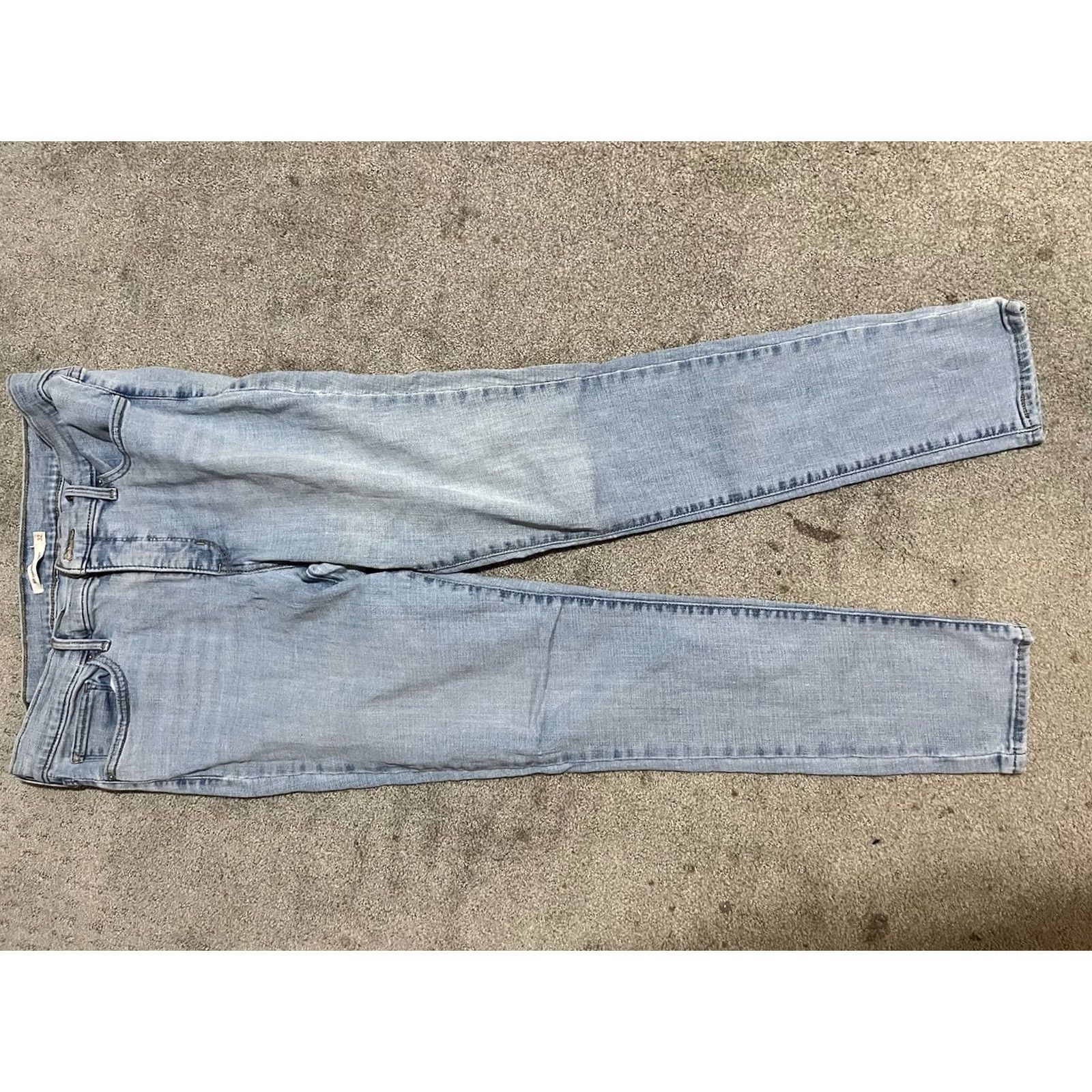 Levi's Levis 311 Shaping Skinny Jeans Blue Denim 32x30 Zip Fly Super Soft Women’s Size 24" / US 00 / IT 34 - 7 Thumbnail
