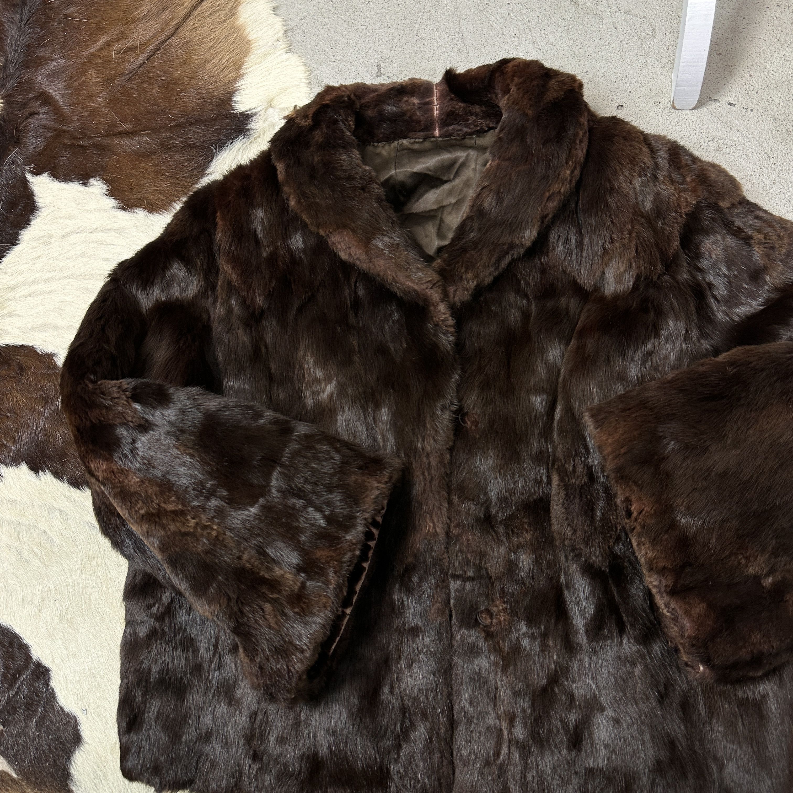 Vintage Vintage Old Money Flared Sleeves Rabbit Fur 90s Size M / US 6-8 / IT 42-44 - 5 Thumbnail