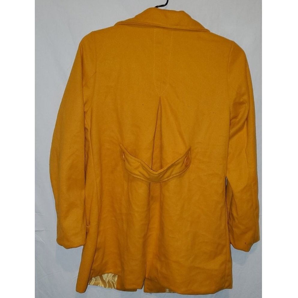 Other Forever Yellow Mustard Peacoat Jacket NWT Size L Size L / US 10 / IT 46 - 2 Thumbnail