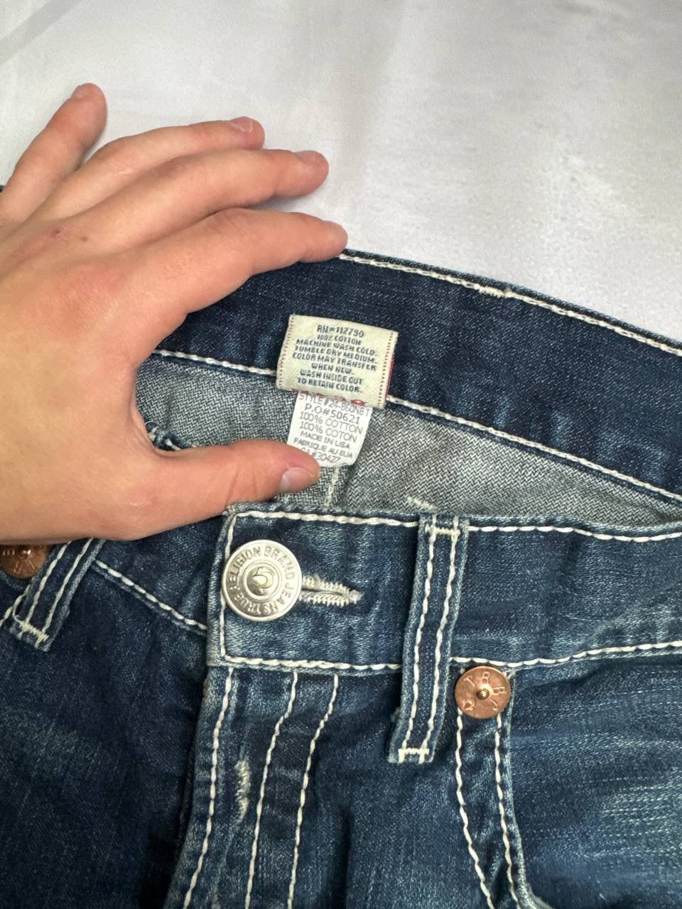 True Religion True Religion Vintage Jeans Drip Rare Chief Keef Style Size US 34 / EU 50 - 14 Thumbnail