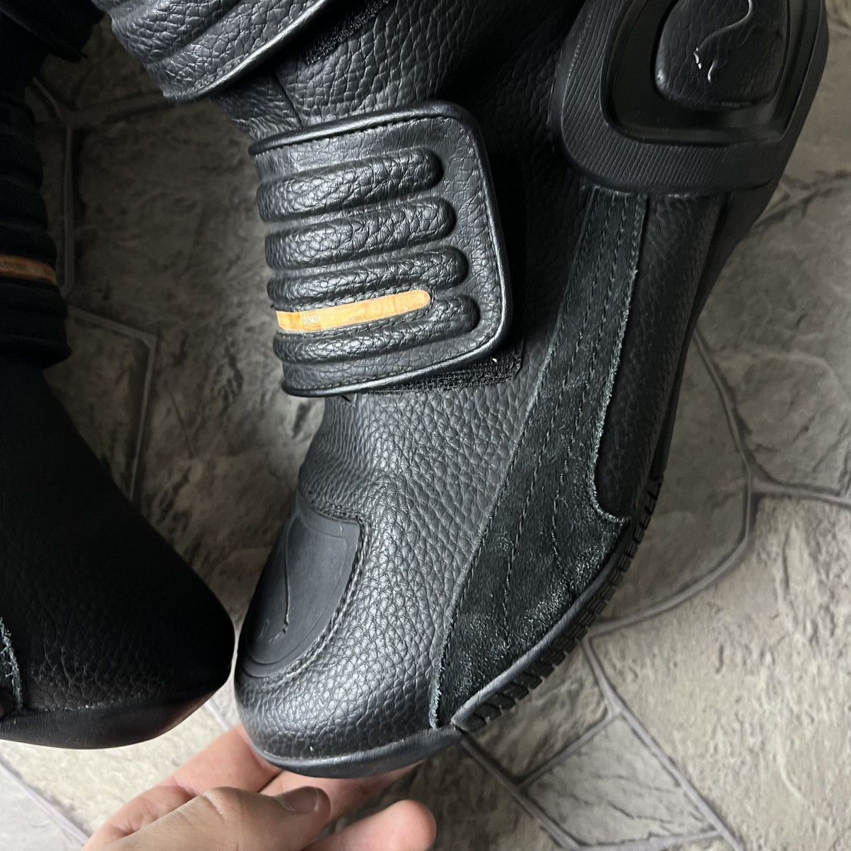 Puma Puma Ducati Leather Motorcycle Boots Black Size US 11.5 / EU 44-45 - 7 Thumbnail
