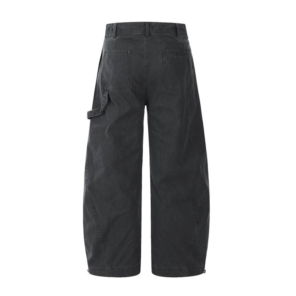 Vintage Men's distressed washed workwear scimitar trousers Size US 32 / EU 48 - 2 Thumbnail