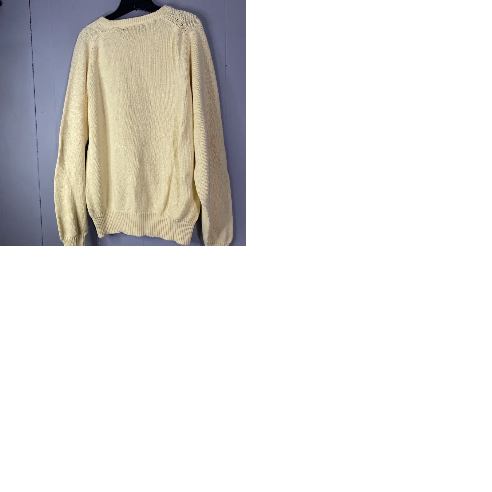 Eddie Bauer VINTAGE Eddie Bauer Fishermans Knit Mens Sweater Medium Tall Yellow 22x28 Size US M / EU 48-50 / 2 - 9 Thumbnail