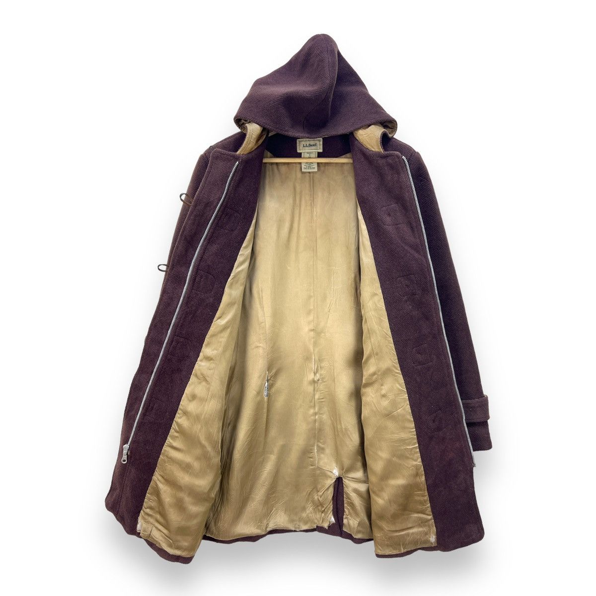 L.L. Bean 🔥 vtg L.L BEAN HERRINGBONE DUFFLE COAT - S Size S / US 4 / IT 40 - 7 Thumbnail