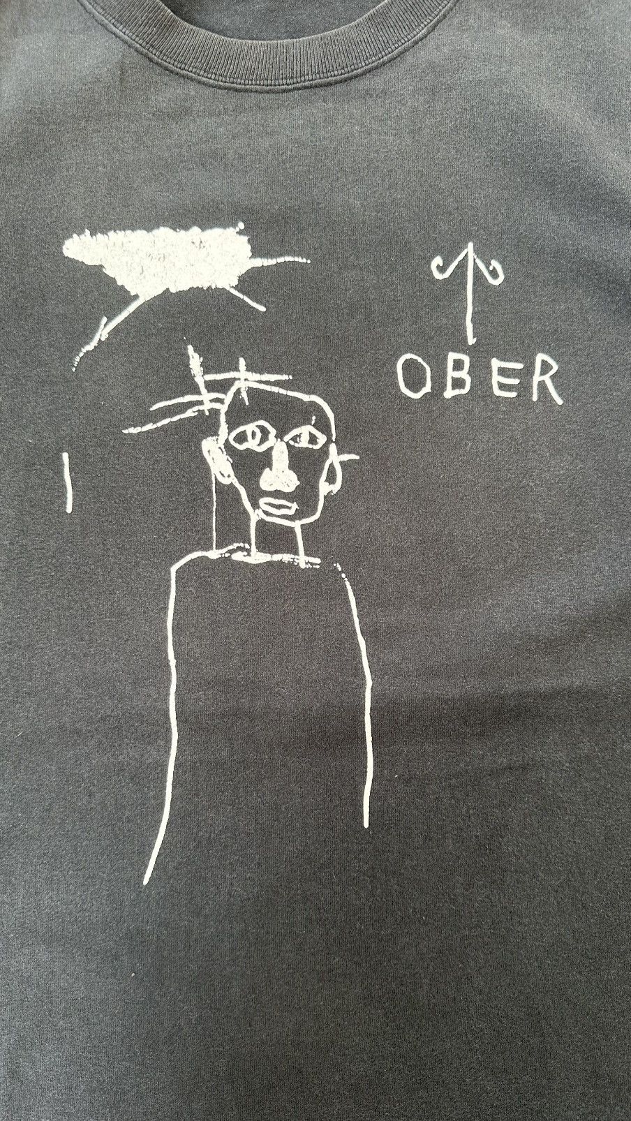 Jean-Michel Basquiat VINTAGE OBER BY JEAN MICHEL BASQUAIT ART TEE Size US M / EU 48-50 / 2 - 2 Thumbnail