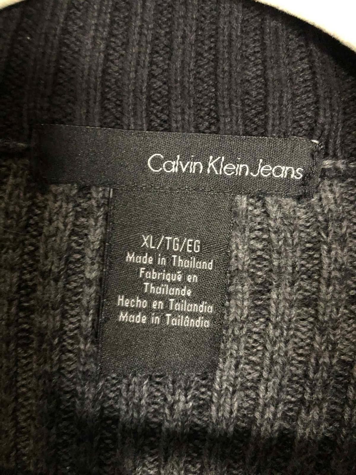 Calvin Klein Calvin Klein Jeans Mens Cable Knit Sweater sz XL Size US XL / EU 56 / 4 - 10 Thumbnail