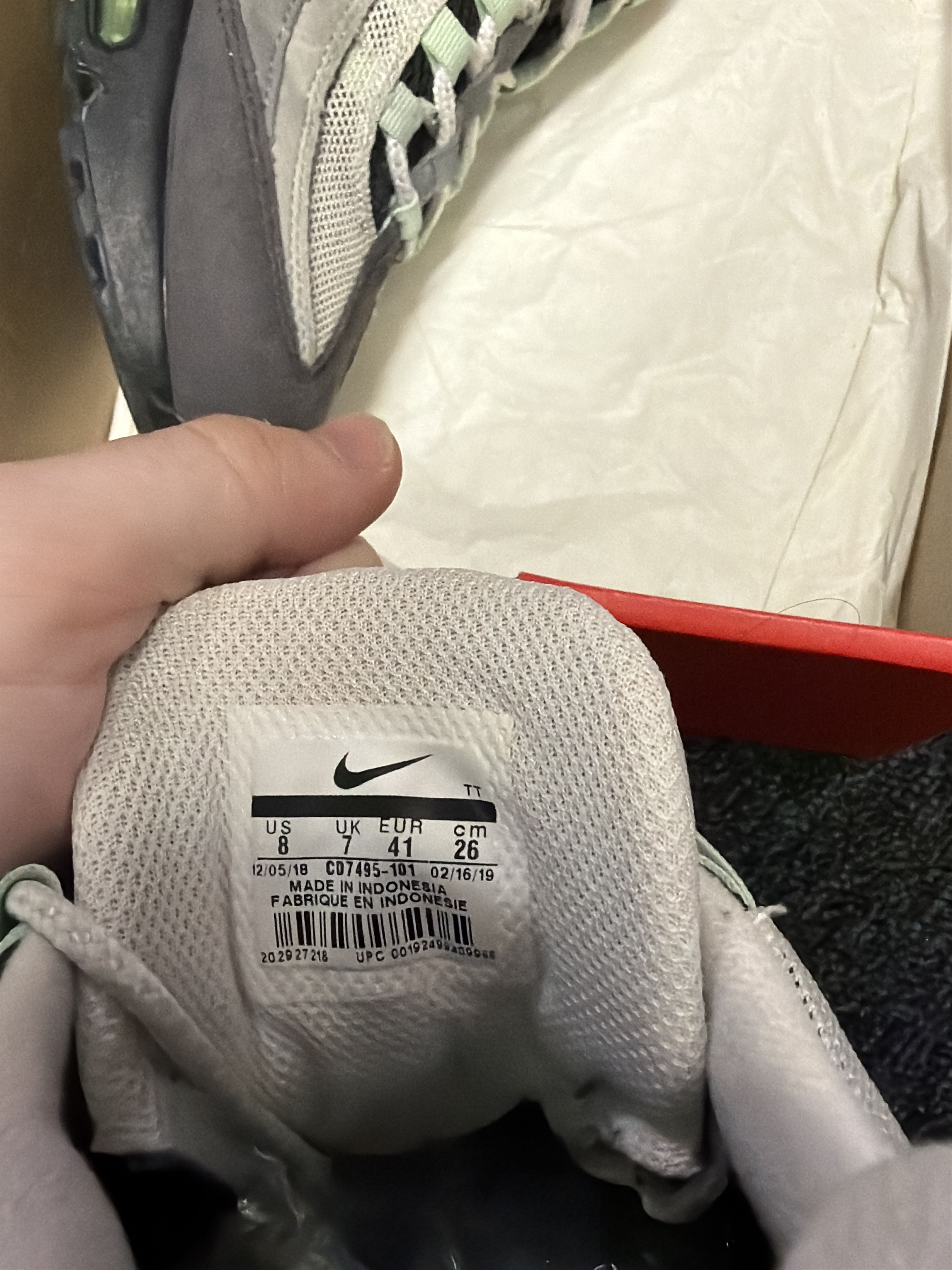 Nike Nike Air Max 95 OG Fresh Mint - Size US 8 / EU 41 / UK 7 Size US 8 / EU 41 - 7 Thumbnail
