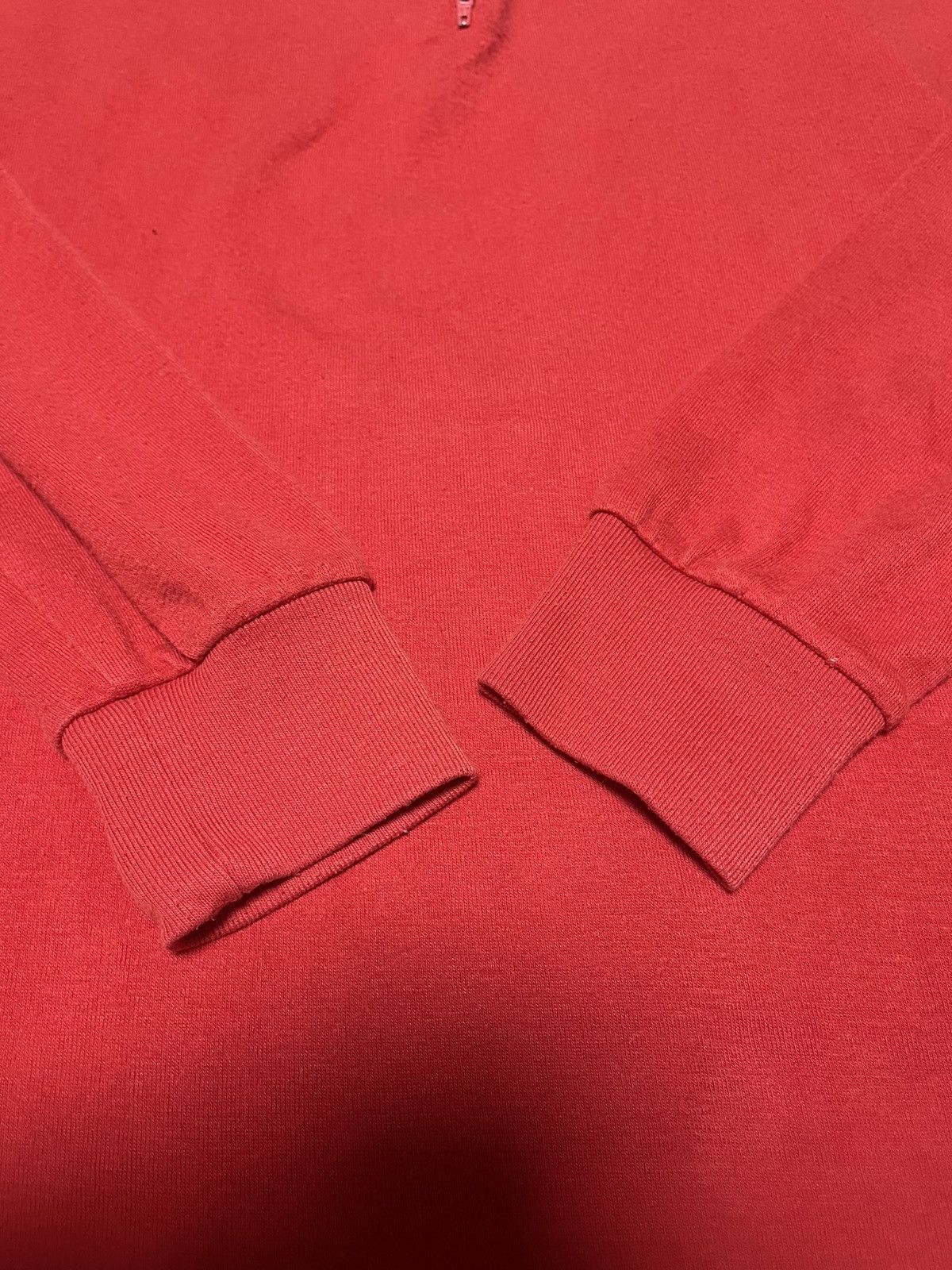 Adidas Adidas Vintage Climalite Red West Germany Zip Pullover Size US L / EU 52-54 / 3 - 9 Thumbnail