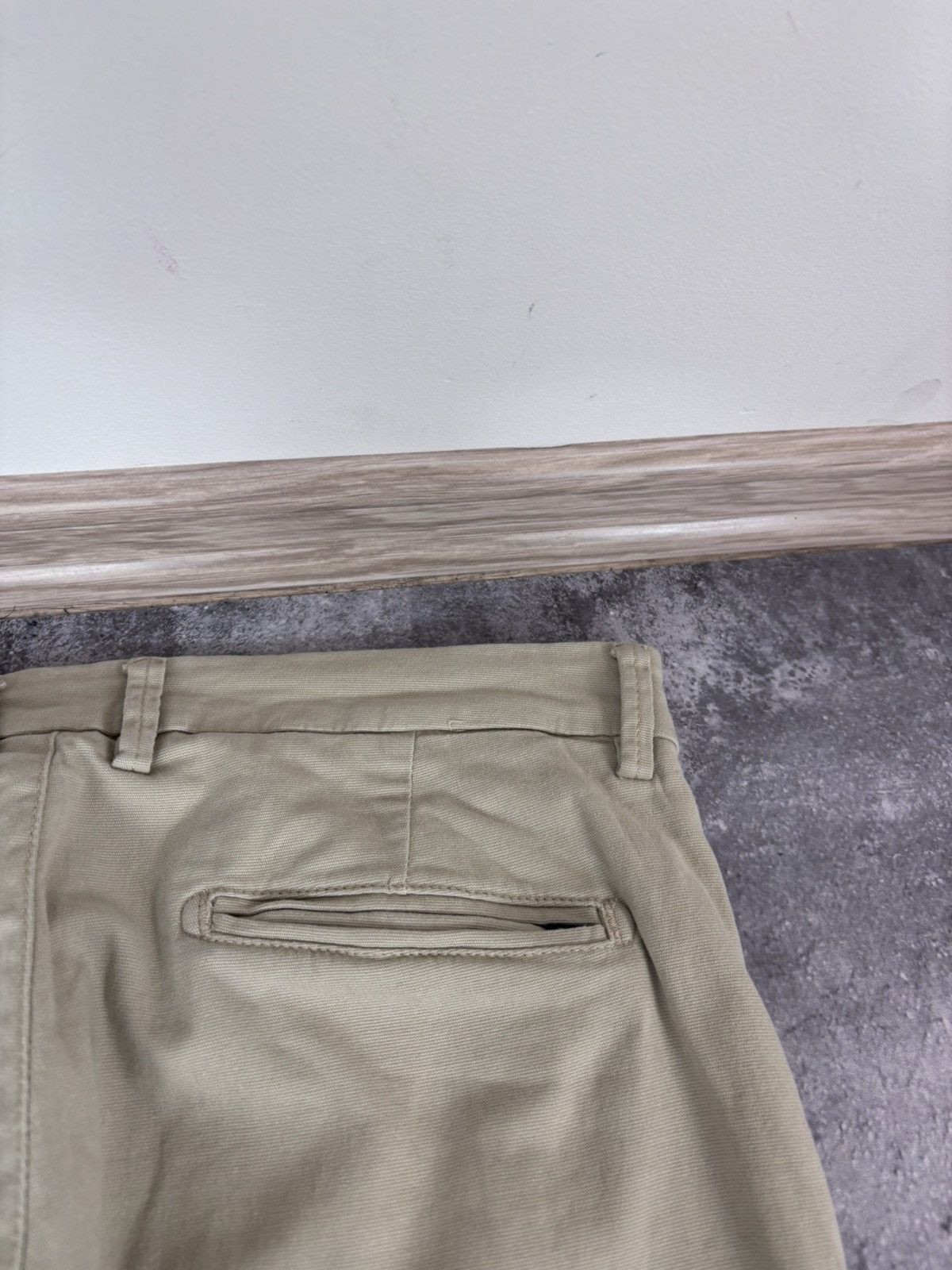 Boggi Boggi Milano Men’s Beige Chino Pants Trousers Cotton Blend Size US 32 / EU 48 - 19 Thumbnail