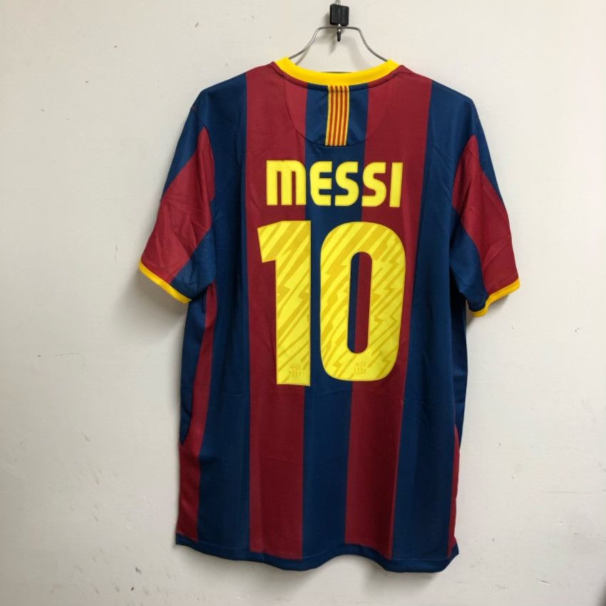 Vintage 10-11 Messi Barcelona Home Soccer Jersey Size US L / EU 52-54 / 3 - 2 Thumbnail