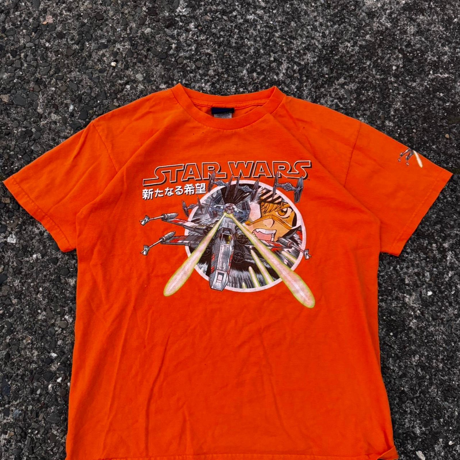 Star Wars Vintage Star Wars TIE Fighter Orange T-Shirt – Size Medium Size US M / EU 48-50 / 2 - 1 Thumbnail