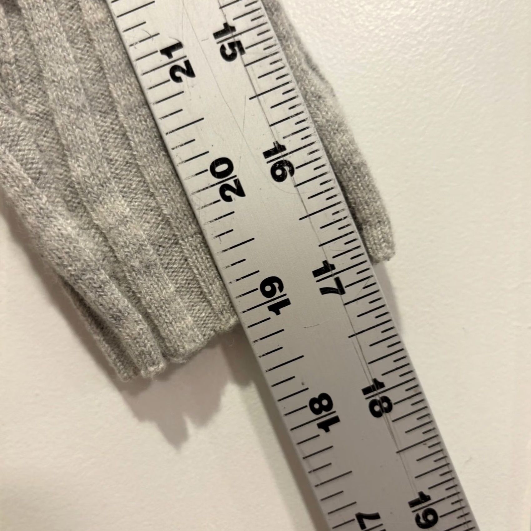 Vintage Babaton Ribbed Knit Cropped Sweater Grey Wool Linen Blend Womens S Crew Neck Long Sleeve Pullover Casual Fall Winter Spring All Seasons Slim Size S / US 4 / IT 40 - 5 Thumbnail