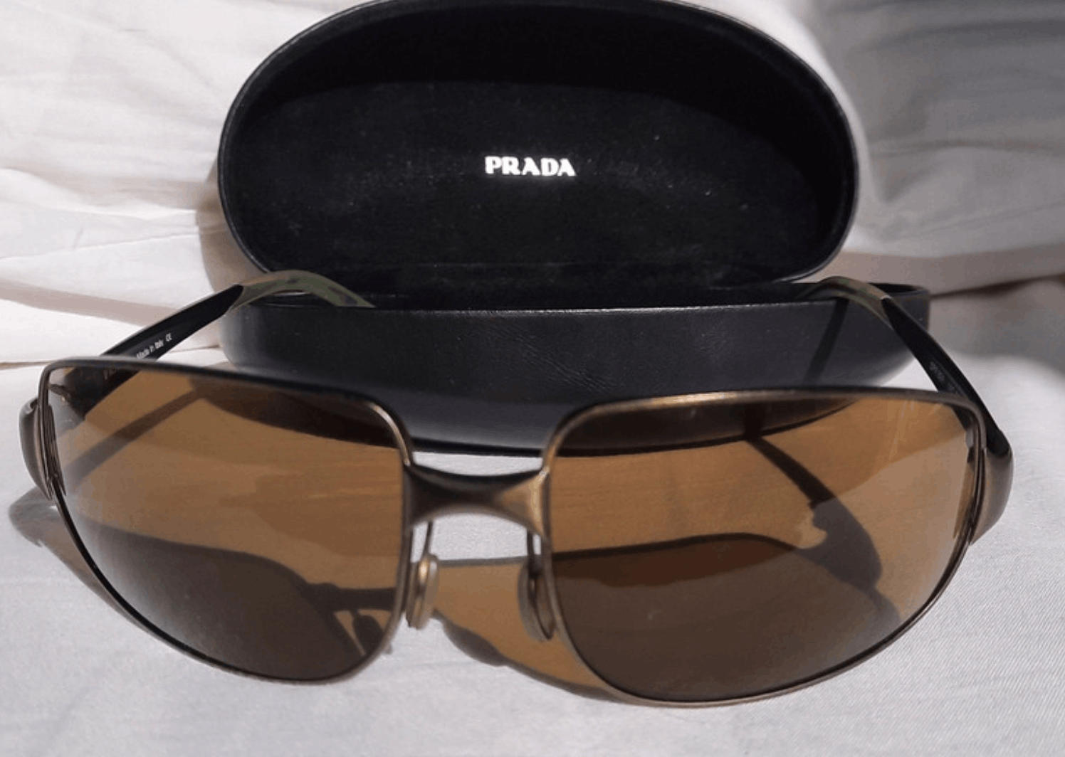 Prada × Vintage PRADA Sunglasses Wrap Star Rimless Luna Rossa Size ONE SIZE - 2 Thumbnail