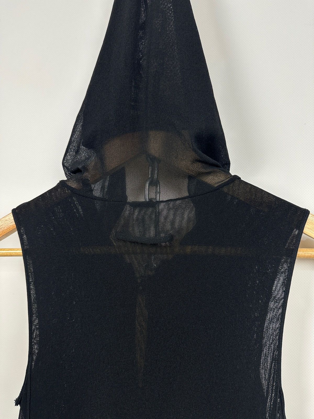 Jean Paul Gaultier Vintage Jean Paul Gaultier Black Gothic Mesh Hood Maxi Dress Size S / US 4 / IT 40 - 21 Thumbnail