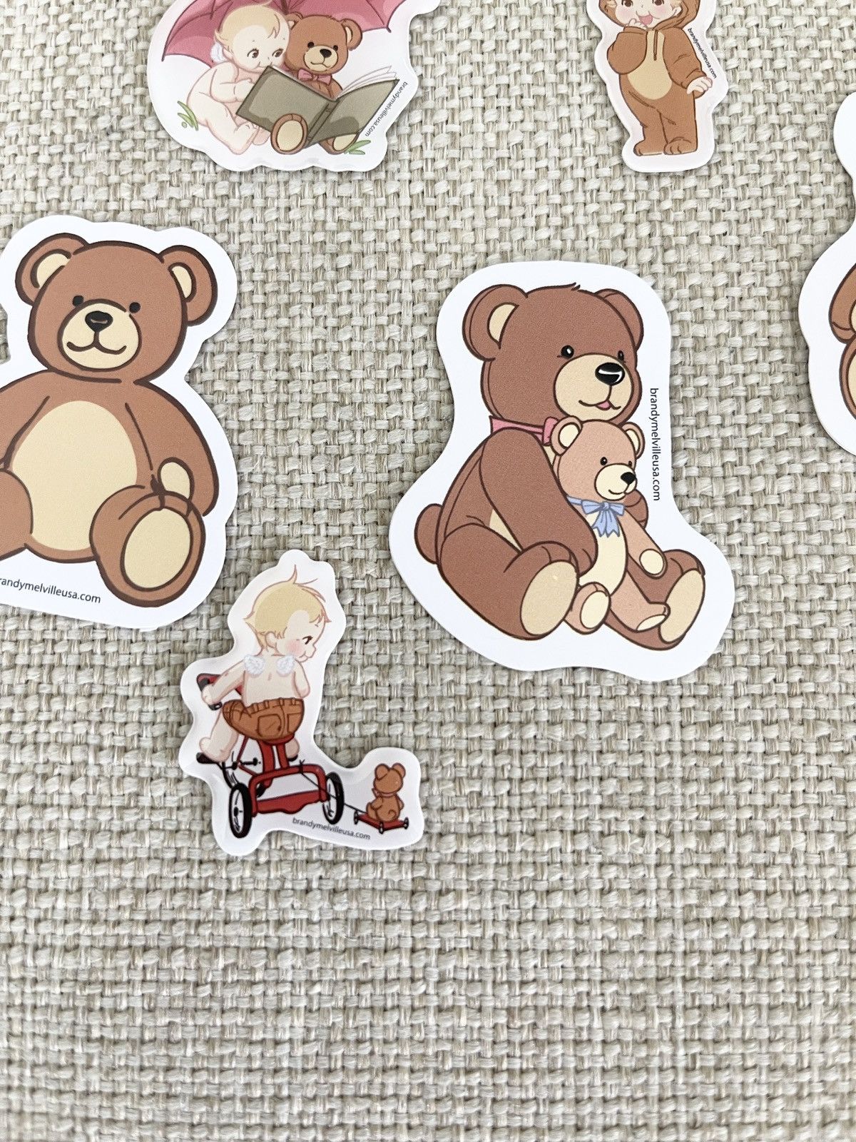 Other STEAL! Brandy Melville Y2K Teddy Bear Stickers Set Size ONE SIZE - 3 Thumbnail