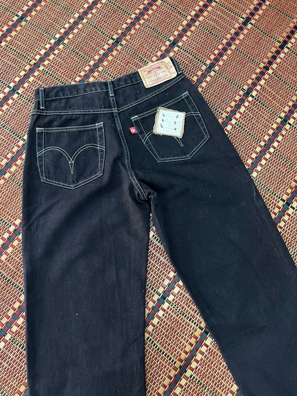 Hysteric Glamour × Japanese Brand Japanese Brand Forum Patchwork Jeans Size US 30 / EU 46 - 15 Thumbnail