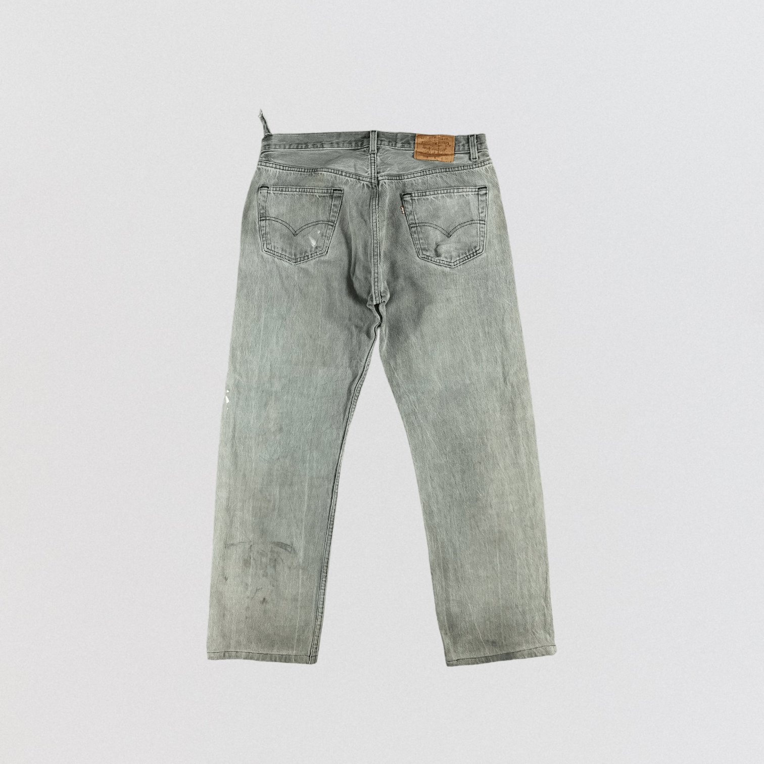 Levi's Vintage 90s Ash Gray Levis 501 Jeans-JM2441 Size US 36 / EU 52 - 2 Thumbnail