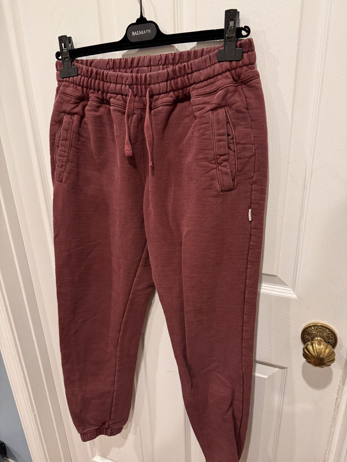 Aime Leon Dore Aime Leon Dore Dark Red Uniform Sweatpants size S Size US 30 / EU 46 - 3 Thumbnail