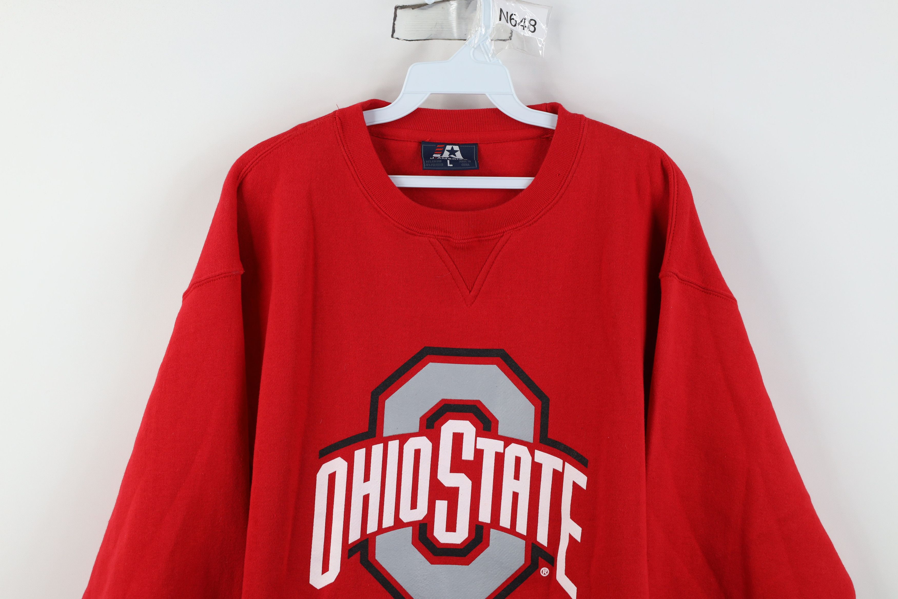 Vintage Vintage 90s Y2K Ohio State University Crewneck Sweatshirt Size US L / EU 52-54 / 3 - 2 Thumbnail