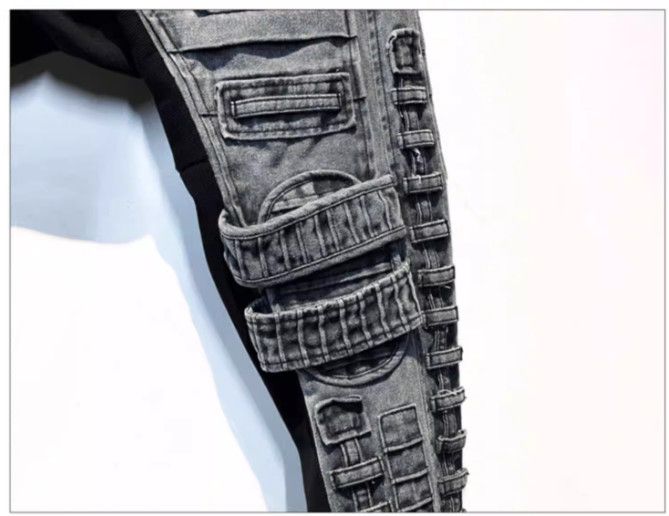 Other DRKLAC Panel Gray Jogger Dune L rick julius demobaza style Size US 33 - 4 Thumbnail