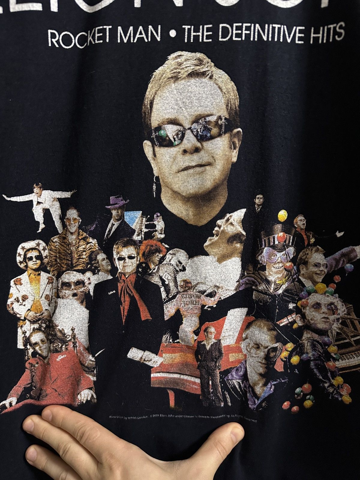 Band Tees Rare Vintage T-Shirt Tour Elton John Rocket Man 2008 Size US S / EU 44-46 / 1 - 3 Thumbnail
