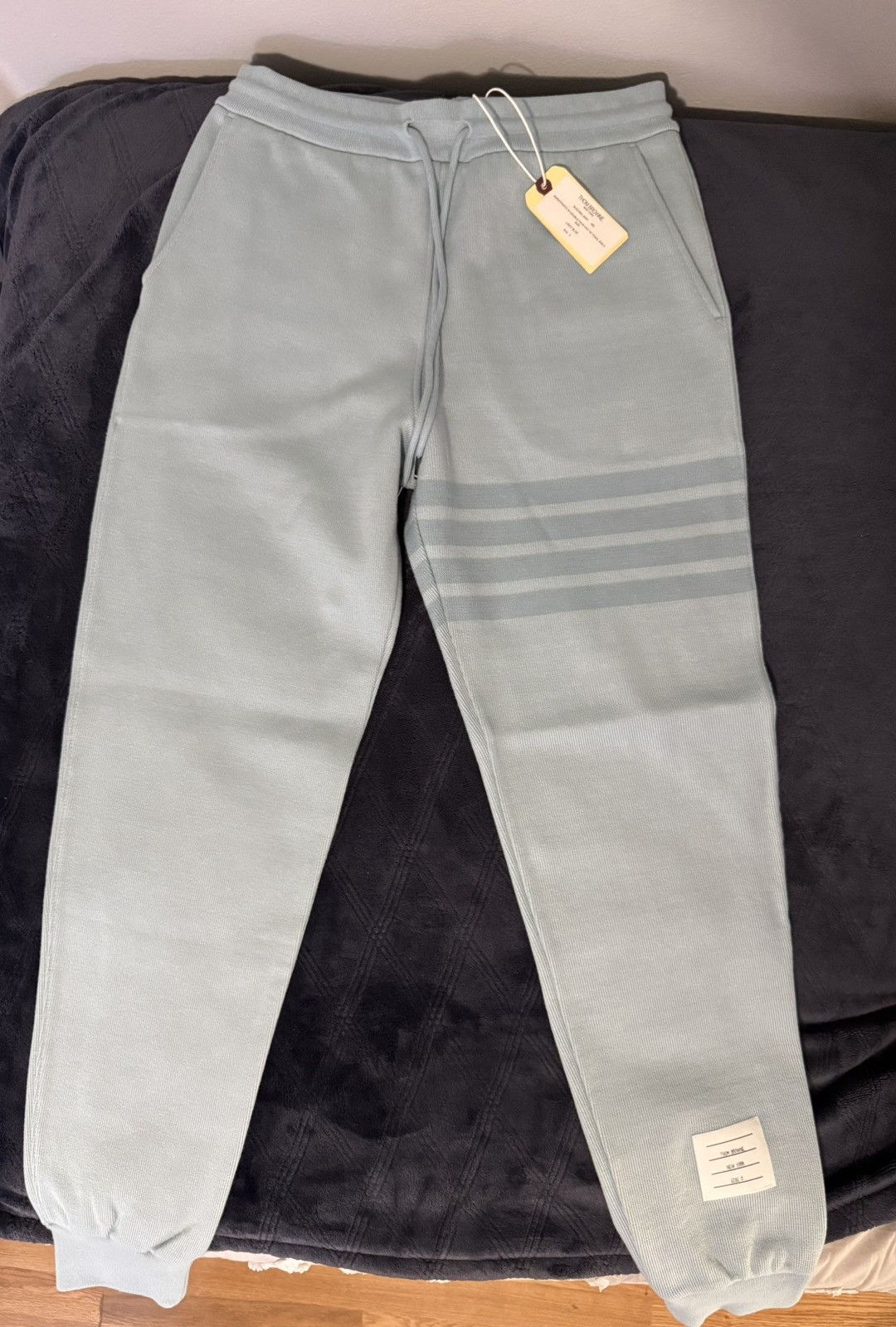 Thom Browne Thom Browne 4 Bar Knit Pant Size US 30 / EU 46 - 1 Thumbnail