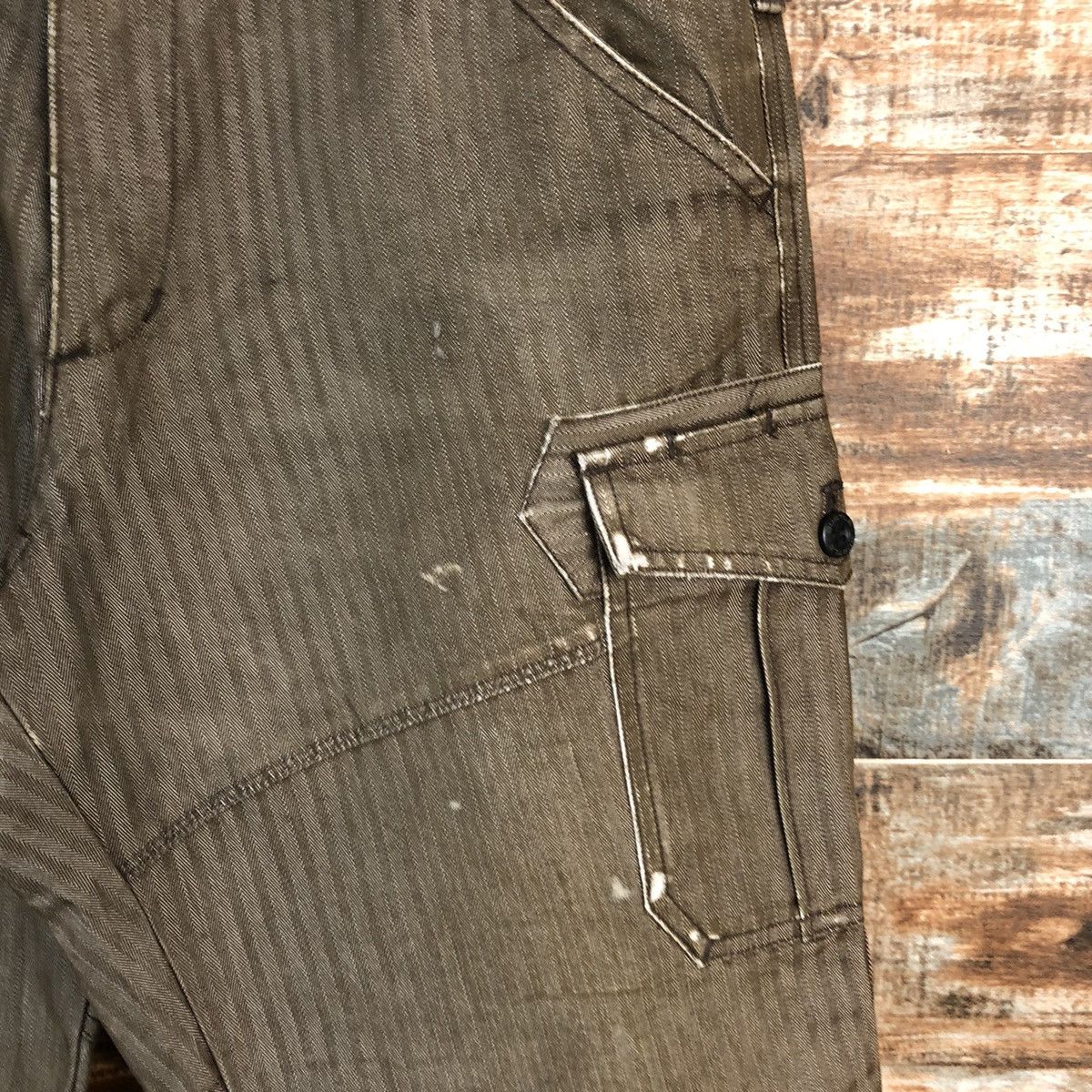 Japanese Brand DL Burtle Brown Cargo Multipocket Pants #C620 Size US 26 / EU 42 - 10 Thumbnail