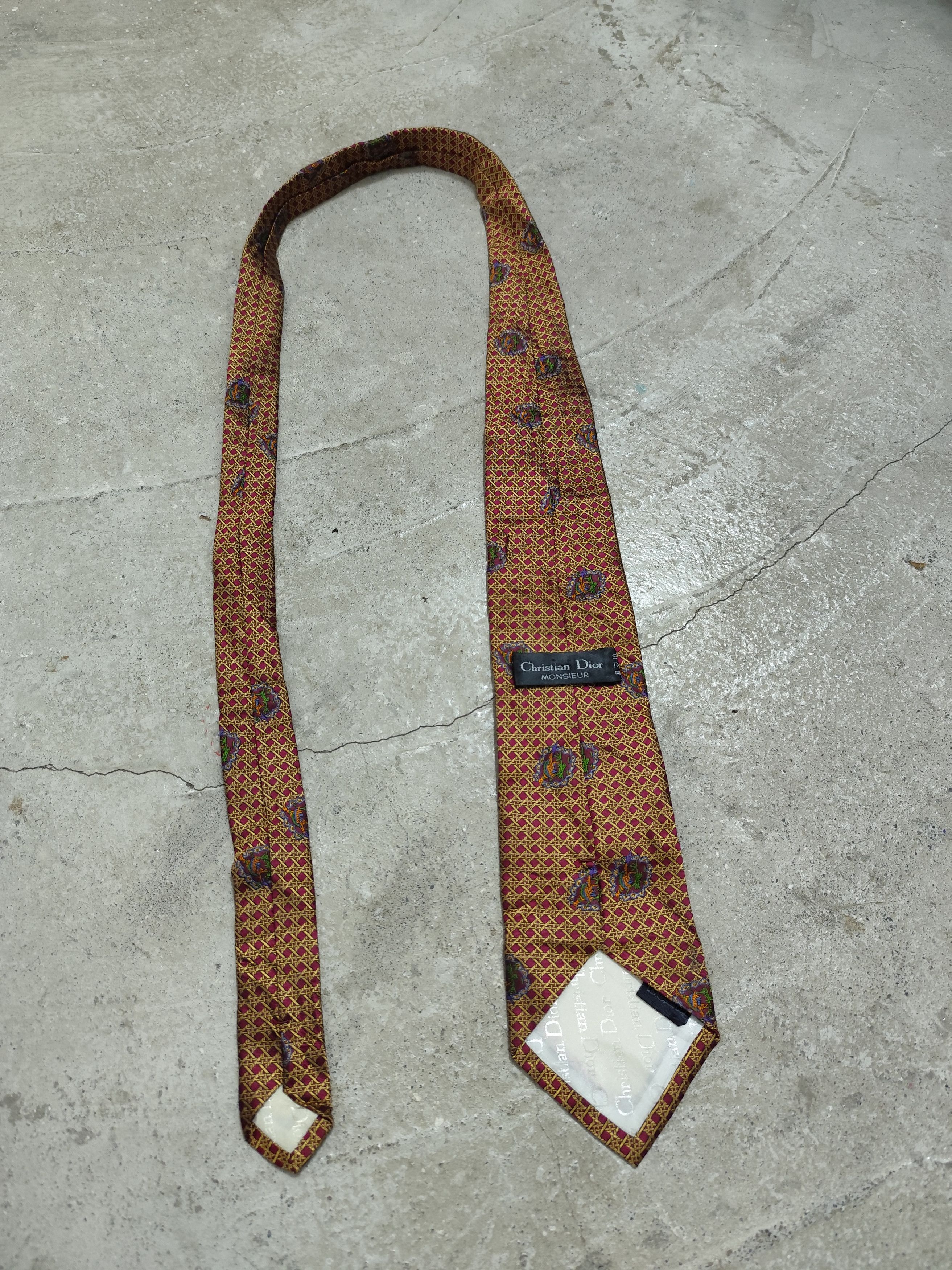 Vintage Christian Dior monsieur tie