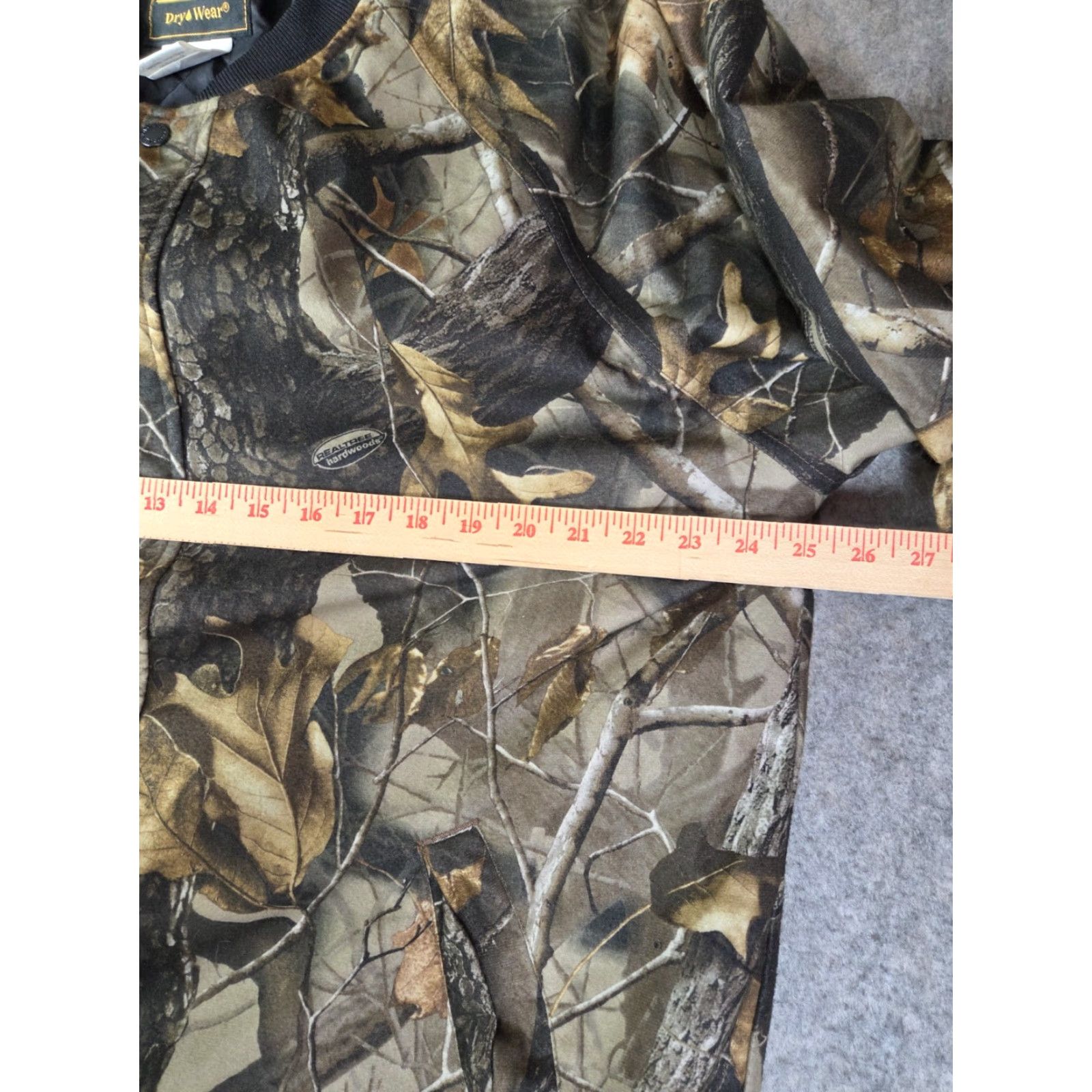 Vintage Stearns Dry Wear Hunting Jacket Mens Large Realtree Advantage Quilt Lined Bomber Size US L / EU 52-54 / 3 - 7 Thumbnail