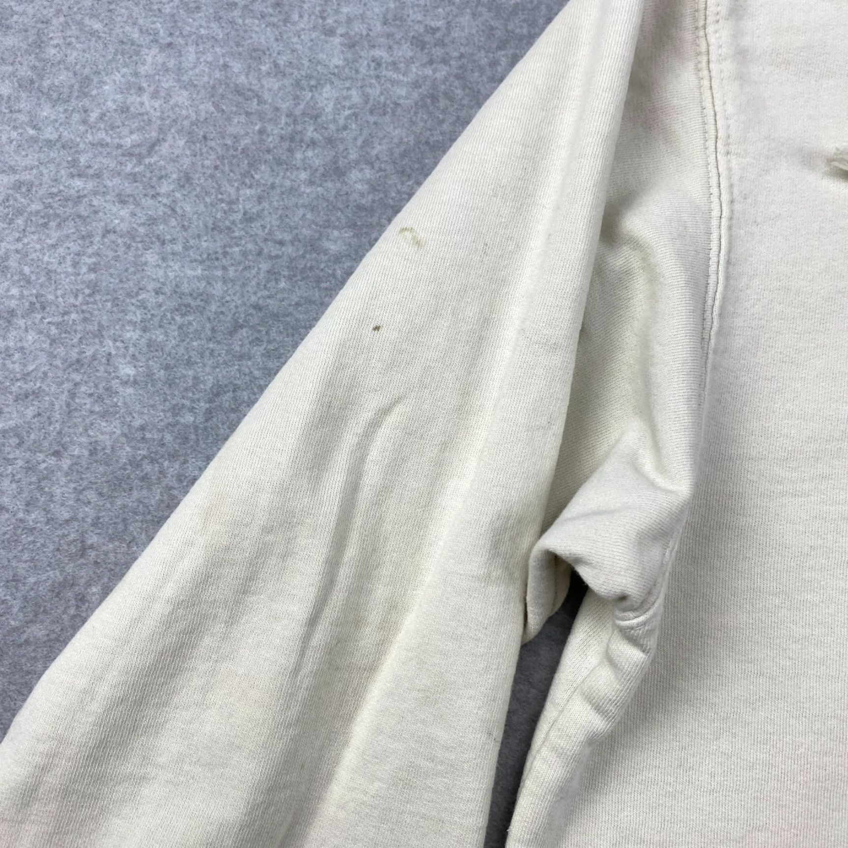 Vintage VINTAGE John Galt California Hoodie Mens L Beige Pullover Fleece Logo Pockets Long Sleeve Sportswear 90s California SF Graphic Size US L / EU 52-54 / 3 - 4 Thumbnail