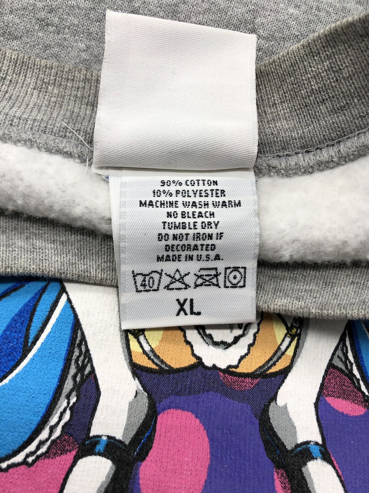 Hook-Ups Very Rare 90s Vtg Hook-Ups Alice In Wonderland Sweatshirt Size US XL / EU 56 / 4 - 4 Thumbnail