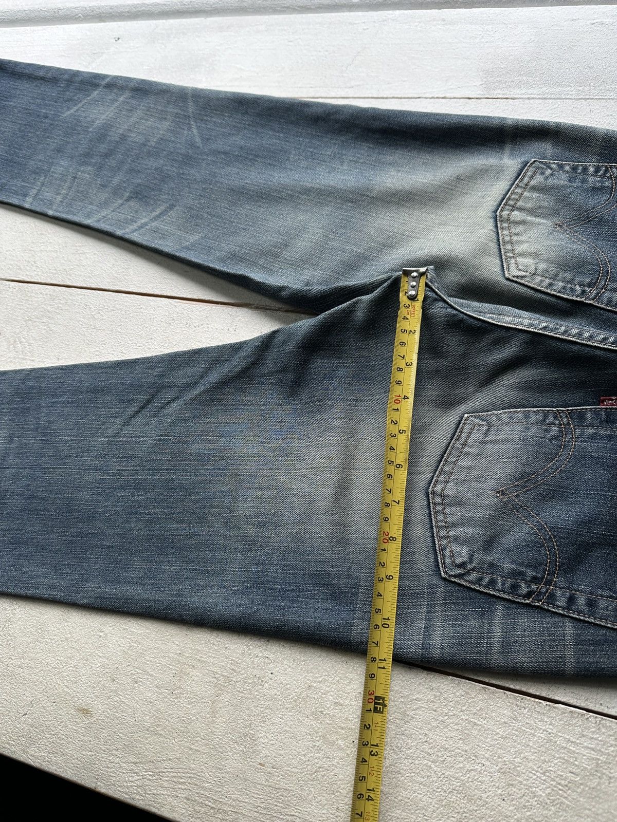 Levi's LOW BOOTCUT🚨Vintage 90s Levis Jeans 547 03 Light Wash Denim Size 28" / US 6 / IT 42 - 14 Thumbnail