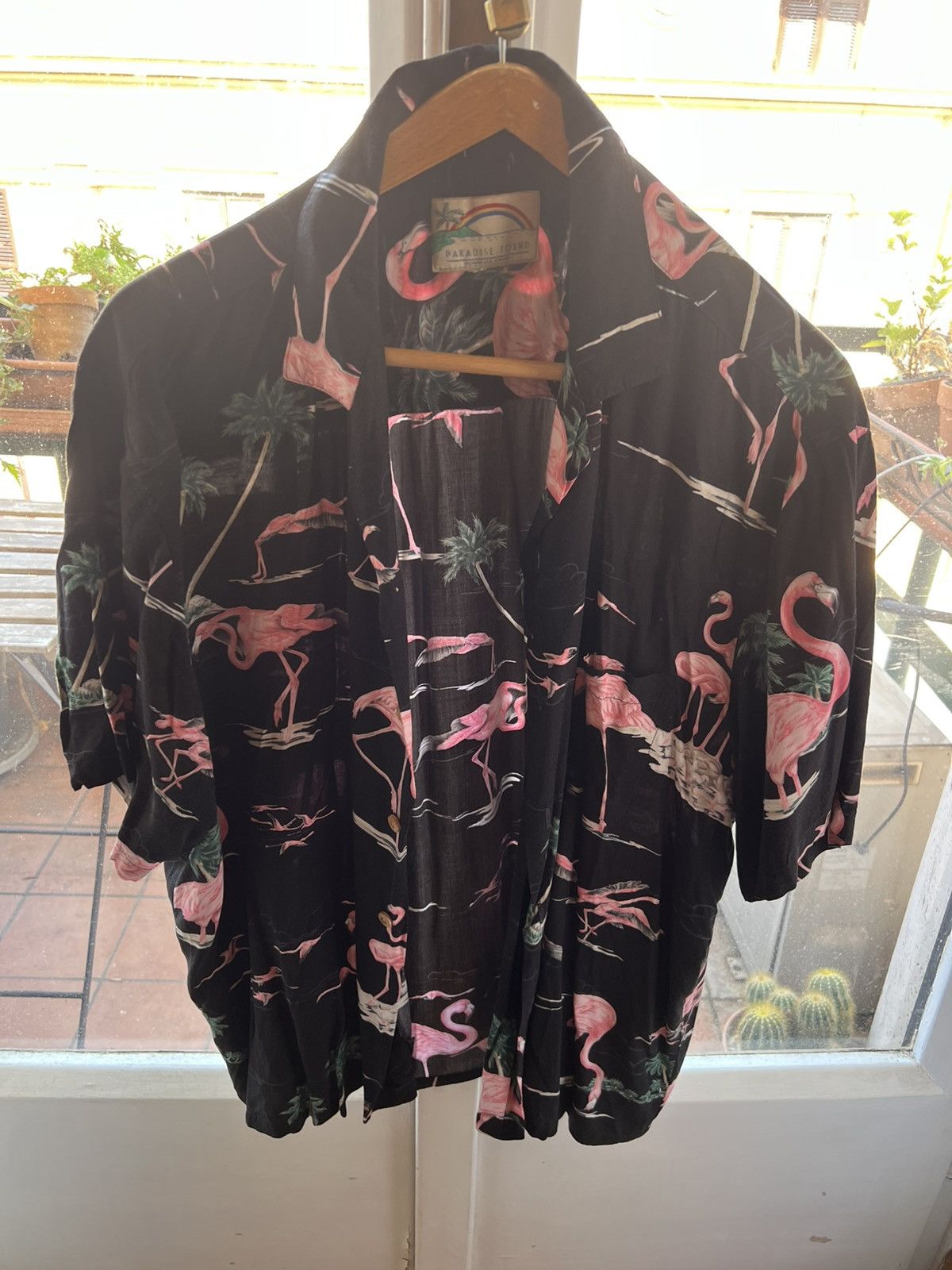 Paradise Found Vintage Pink Flamingo Hawaiian Shirt - Harry Styles Size US XL / EU 56 / 4 - 4 Thumbnail
