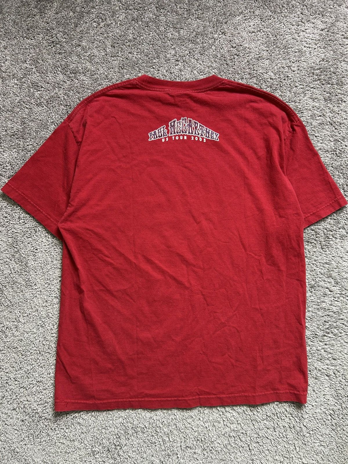 Band Tees Vintage Y2K Paul McCartney Band Tour Tee Dated 2005 Giant Size US XL / EU 56 / 4 - 7 Thumbnail