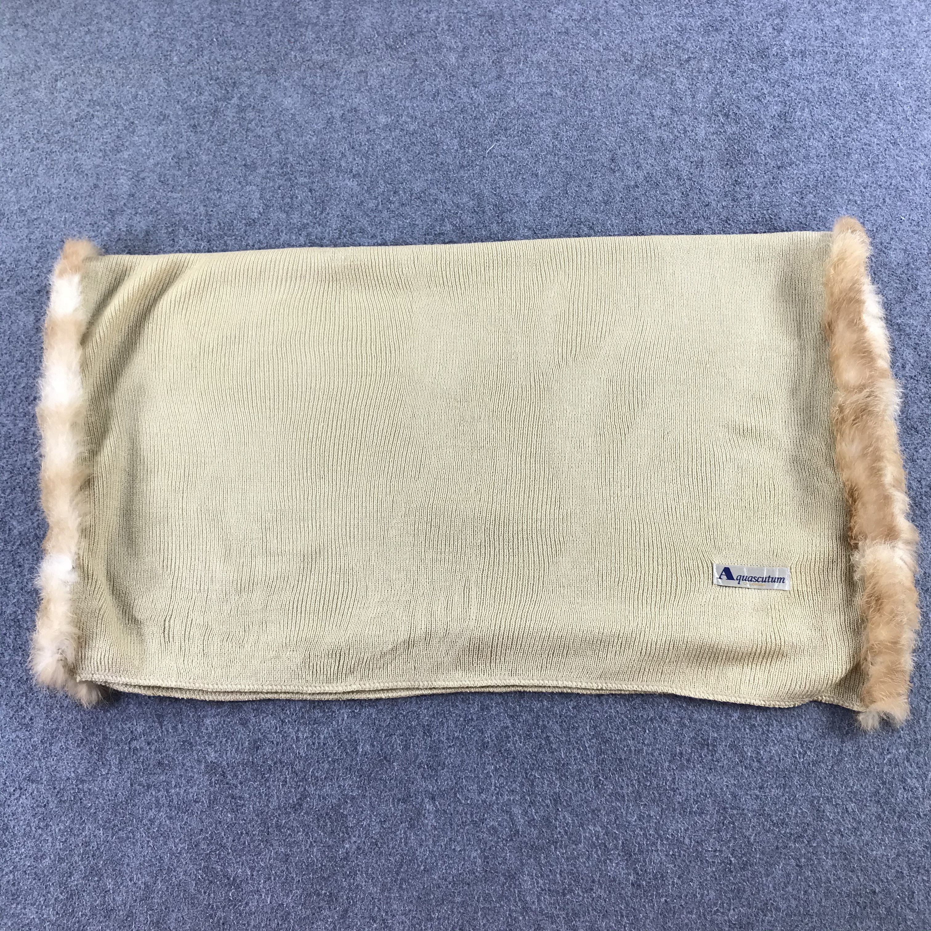 Aquascutum Aquascutum Wool Angora Scarf Muffler V578 Size ONE SIZE - 2 Thumbnail