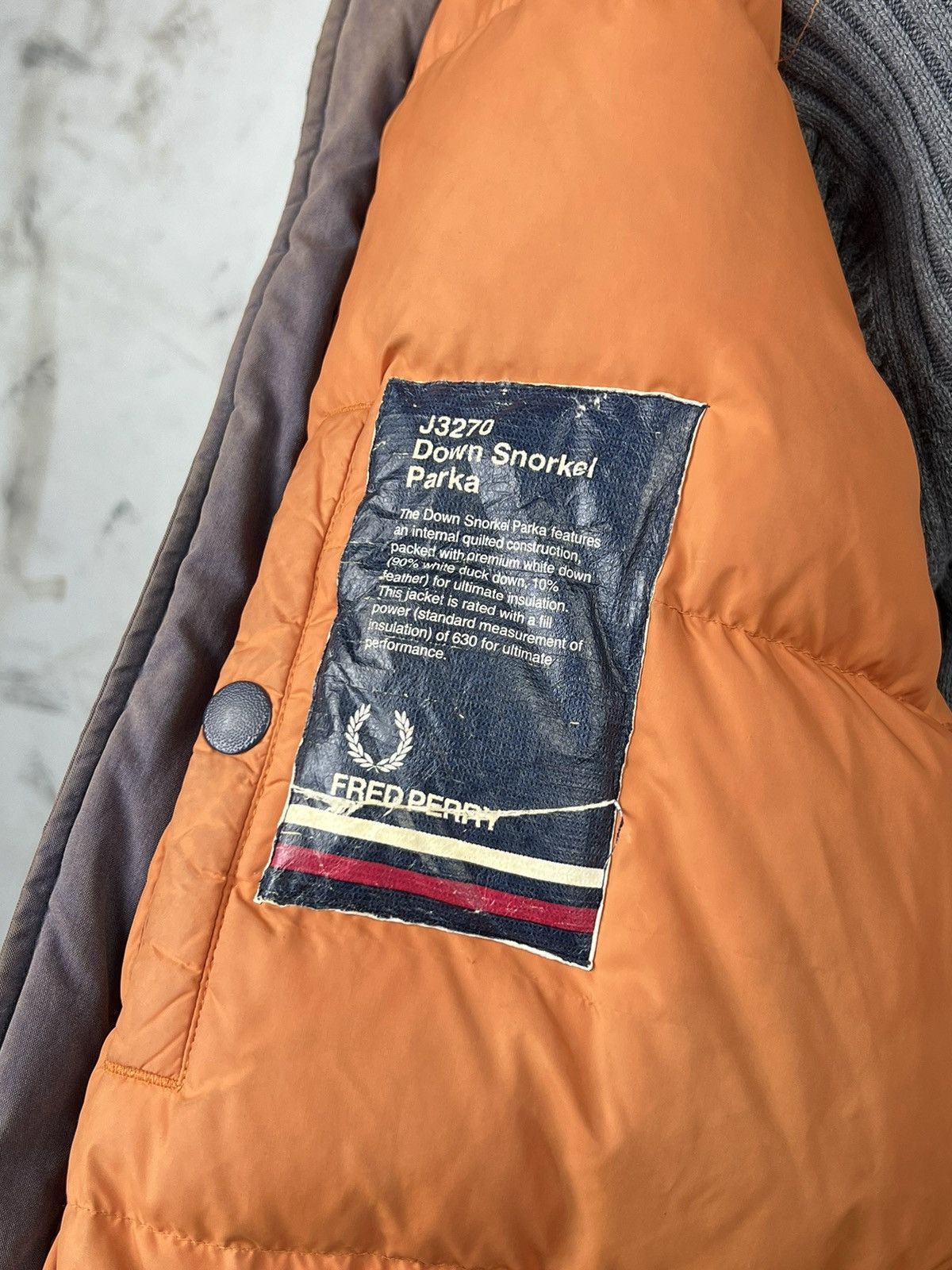 Fred Perry Fred Perry Custom Down Snorkel Parka Hooded Jacket Size M-L Size US M / EU 48-50 / 2 - 16 Thumbnail