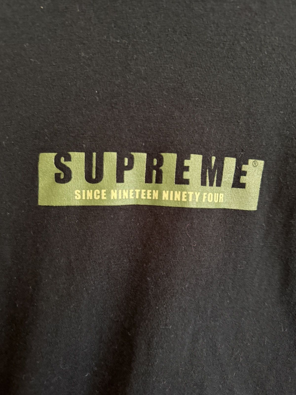 Supreme Supreme FW18 Black Long Sleeve Size US M / EU 48-50 / 2 - 2 Thumbnail