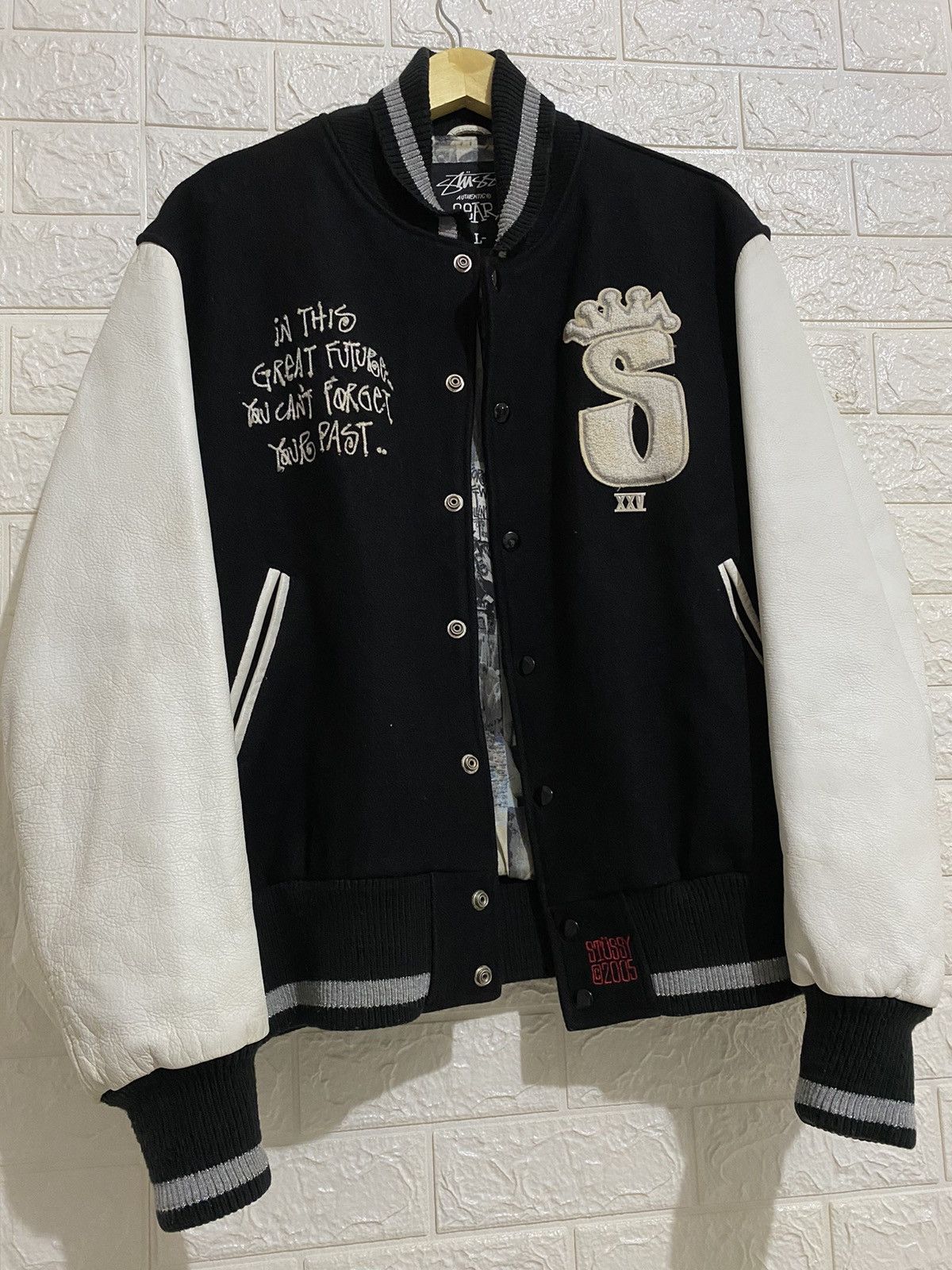 Stussy Rare!! Stussy 25 anniversary Varsity Stadium Jacket | Grailed