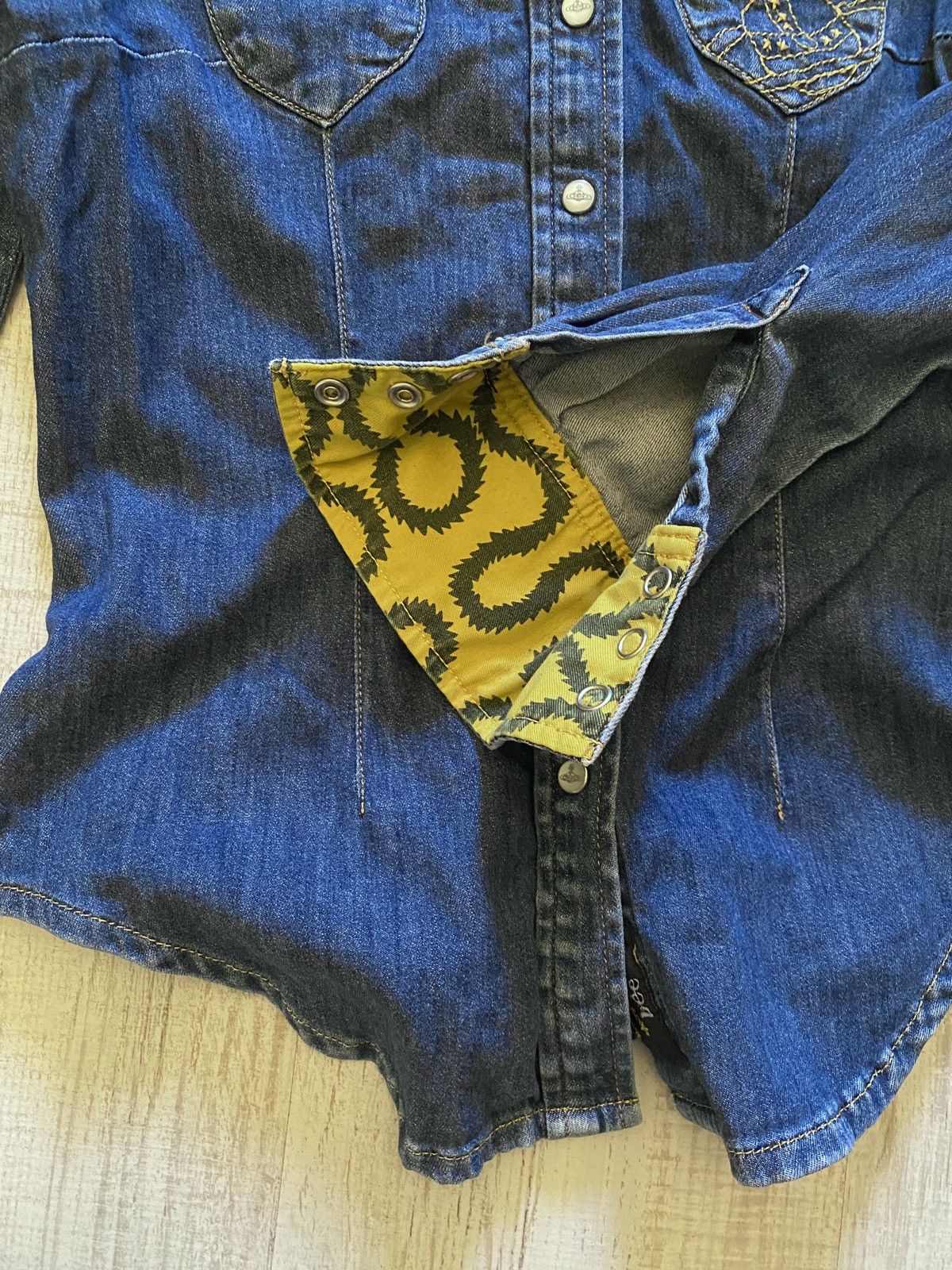 Lee × Vivienne Westwood Vivienne Westwood & Lee denim rider blouse Size S / US 4 / IT 40 - 7 Thumbnail