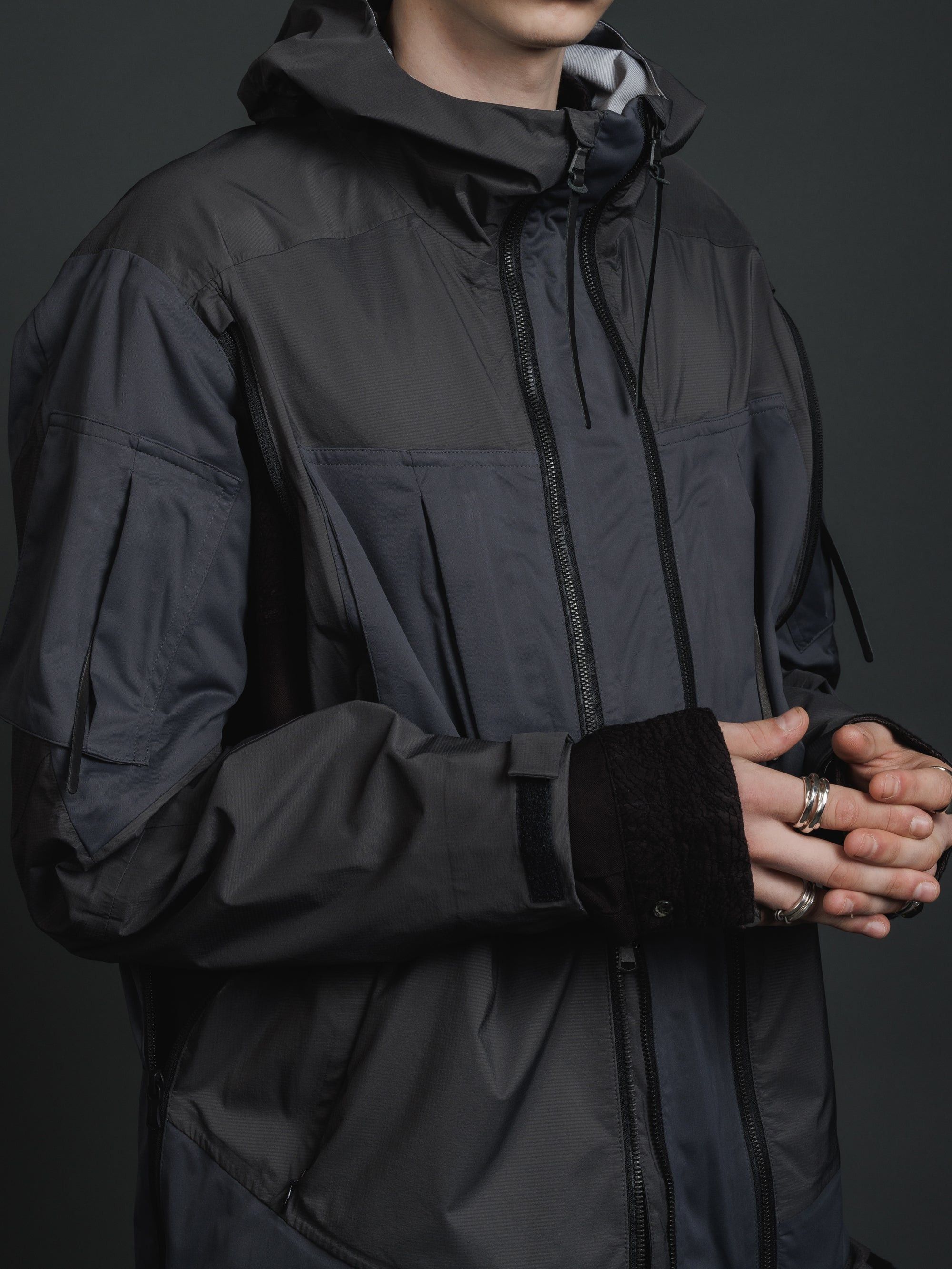 The Viridi-anne Black Water-Repellent Jacket Size US M / EU 48-50 / 2 - 21 Thumbnail