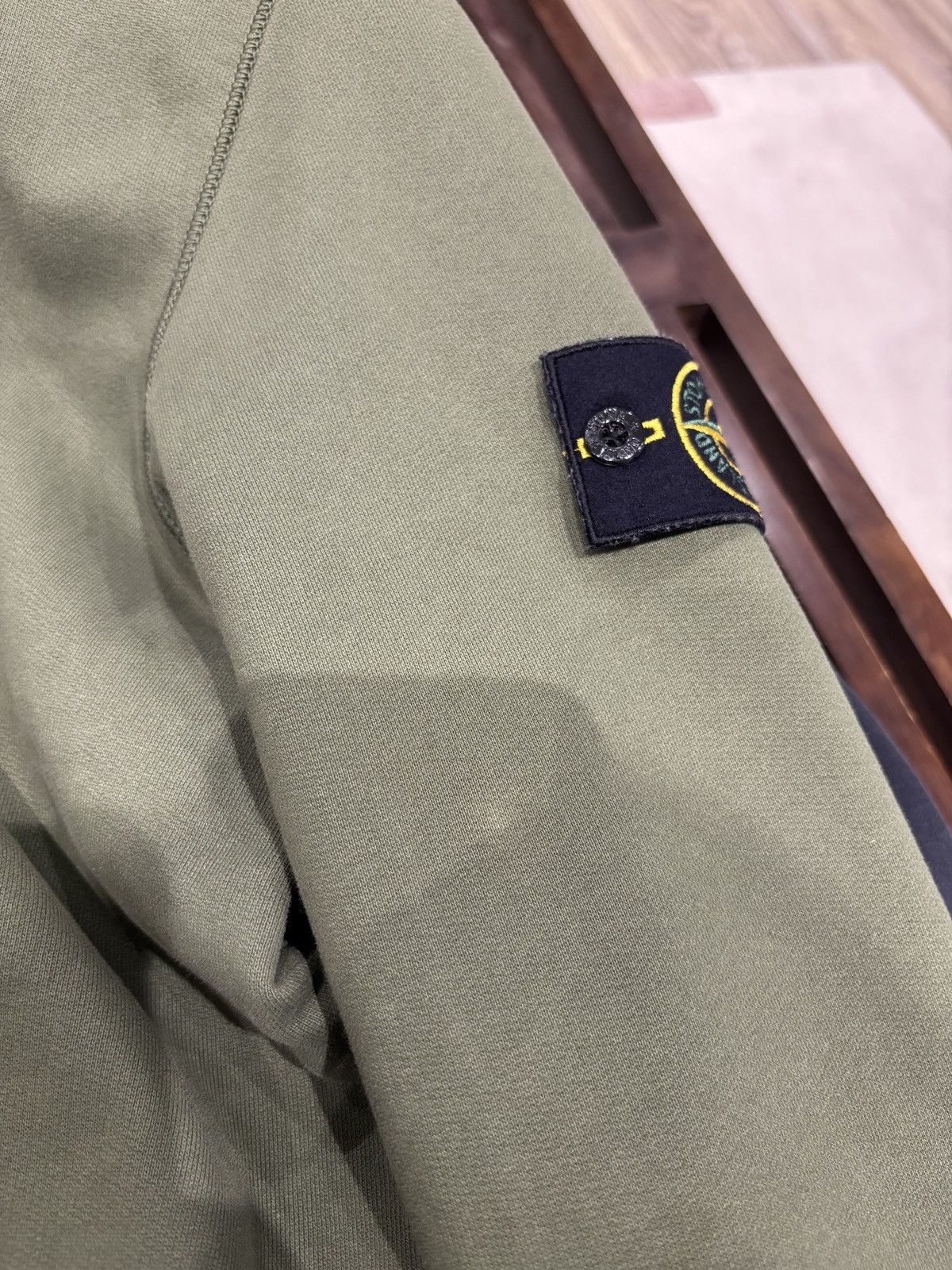Stone Island Stone Island Logo Patch Zip-Up Hoodie Green Size US M / EU 48-50 / 2 - 12 Thumbnail