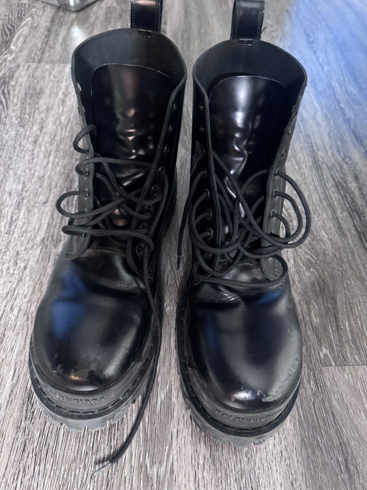 Balenciaga Strike Boots | Grailed