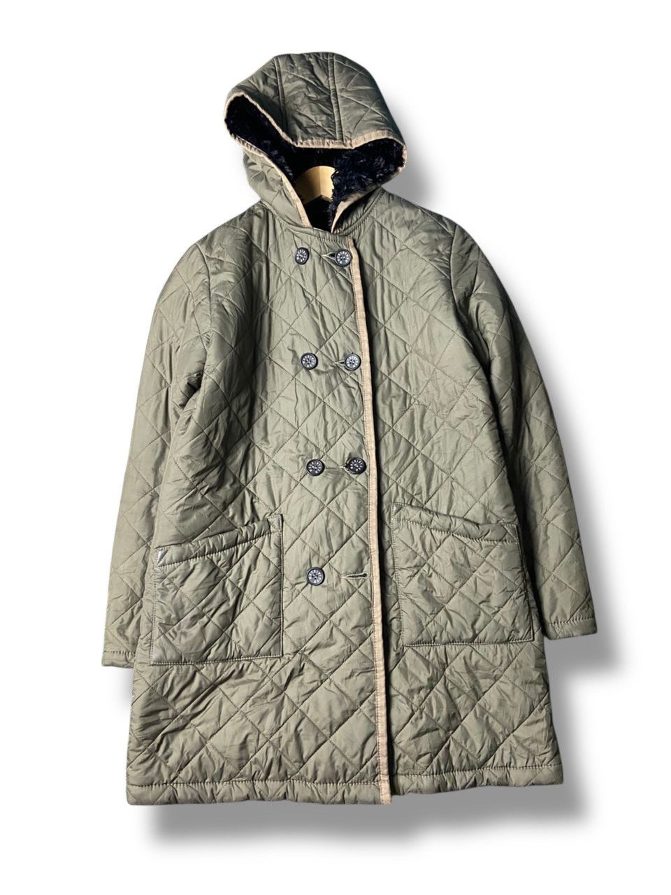 Mackintosh Vintage Mackintosh Double Breasted Quilted Jacket (155) Size US XXS / EU 40 - 1 Thumbnail