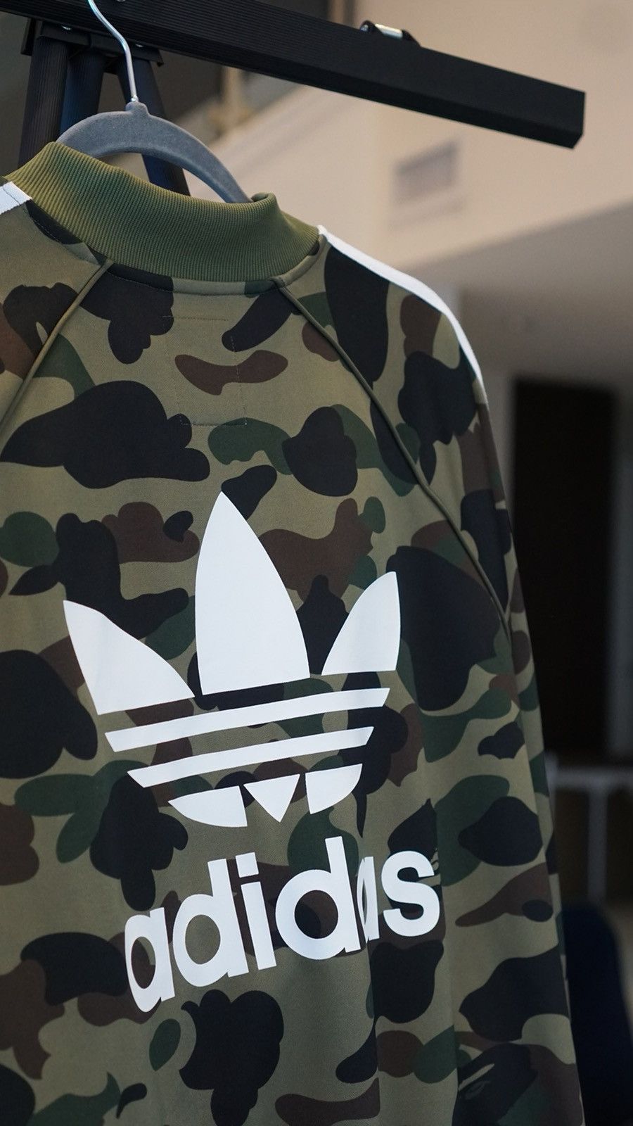 Adidas × Bape Bape/adidas track suit top (Large) Size US L / EU 52-54 / 3 - 2 Thumbnail