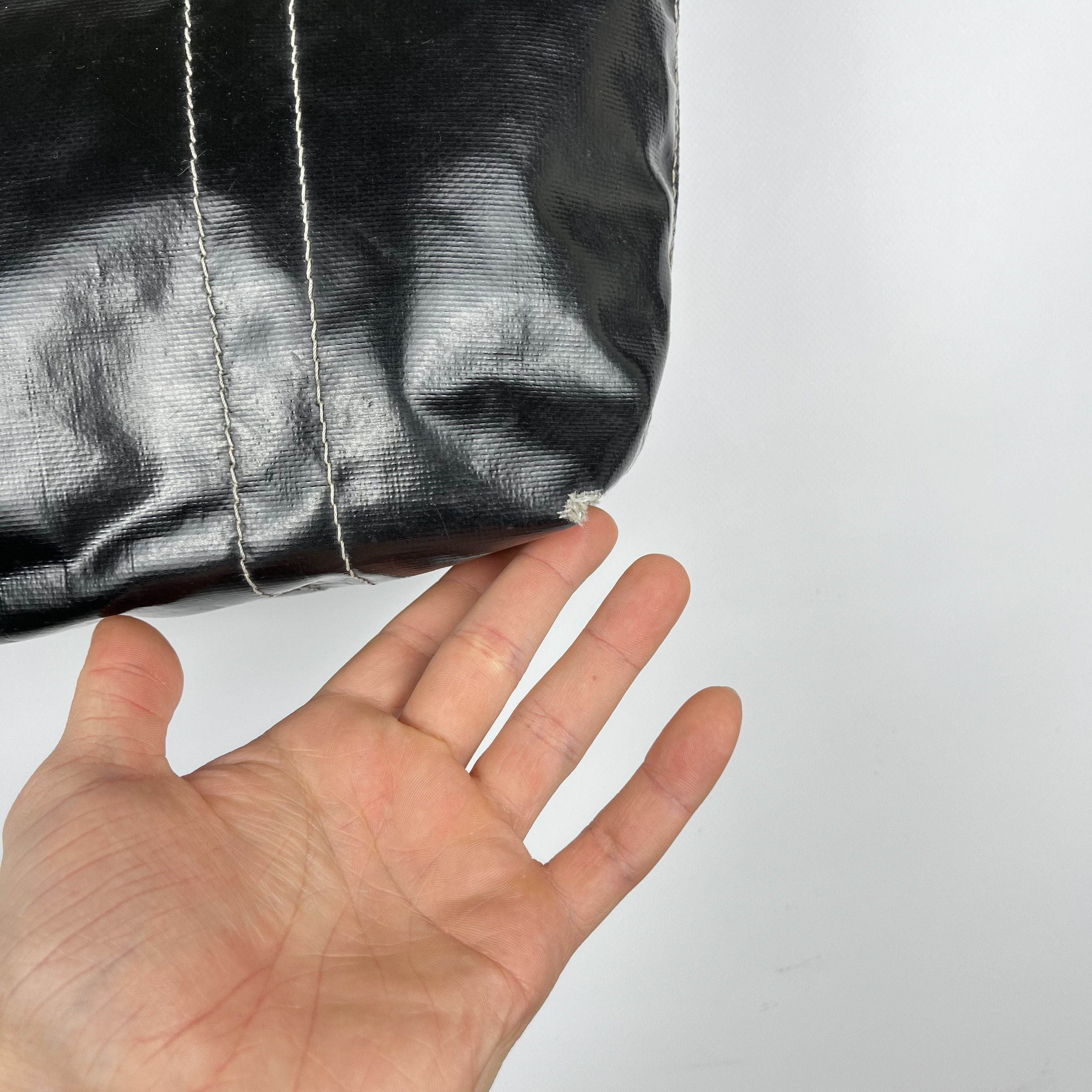 Freitag Freitag Recycled Shoulder Black Tote Bag Size ONE SIZE - 15 Thumbnail